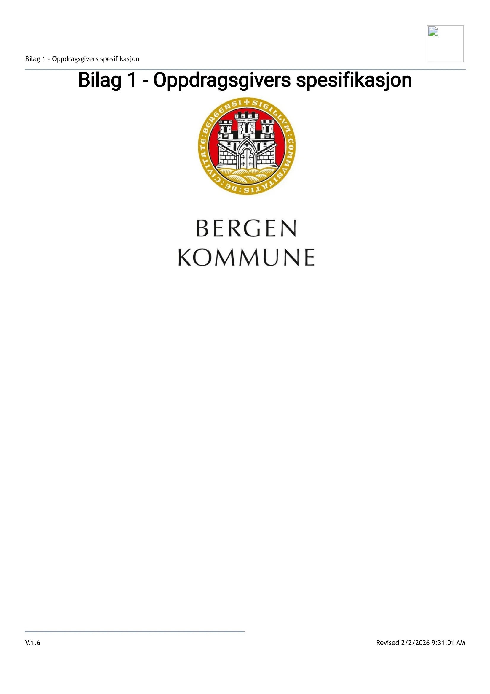 Kravspesifikasjon