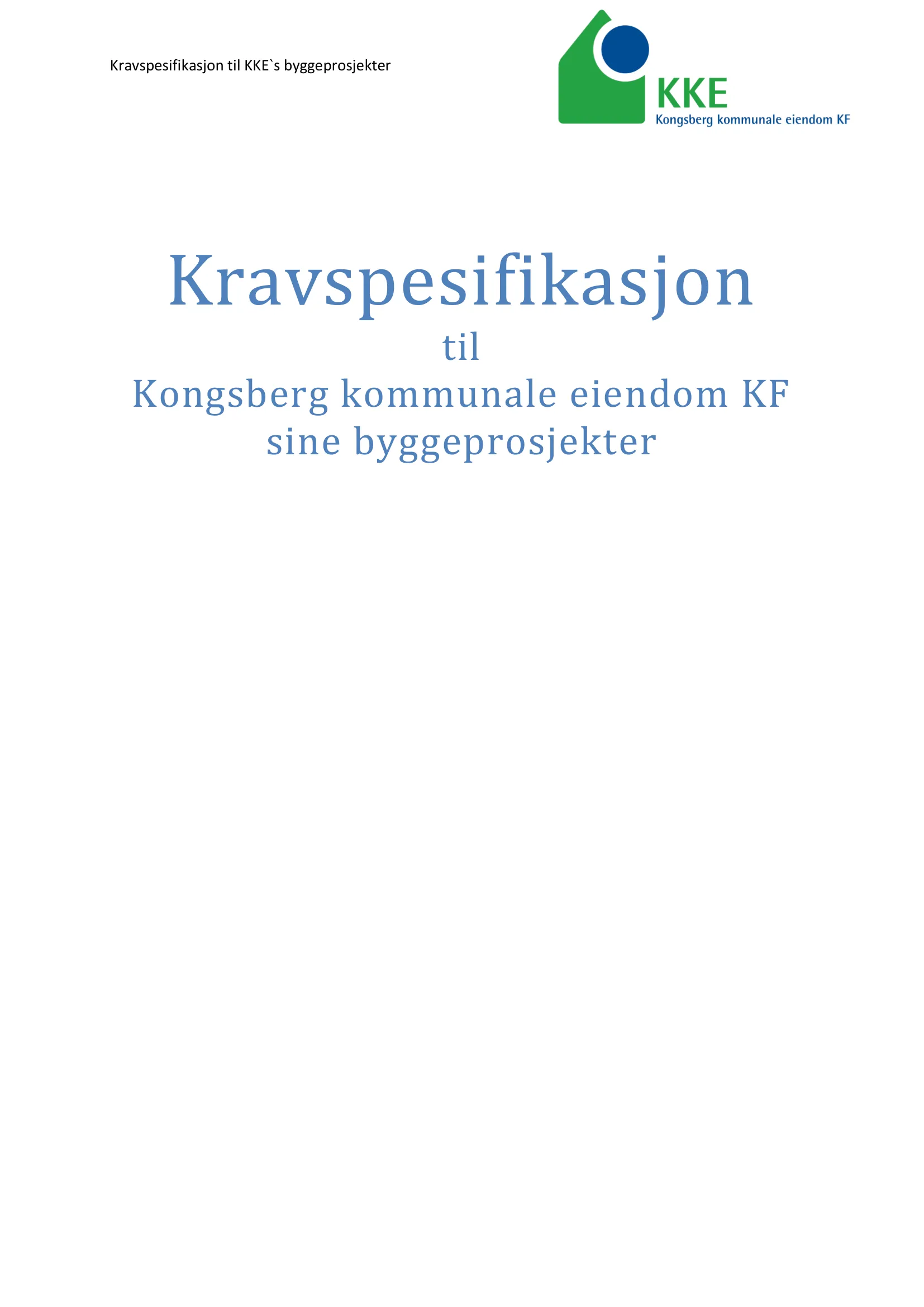 Kravspesifikasjon