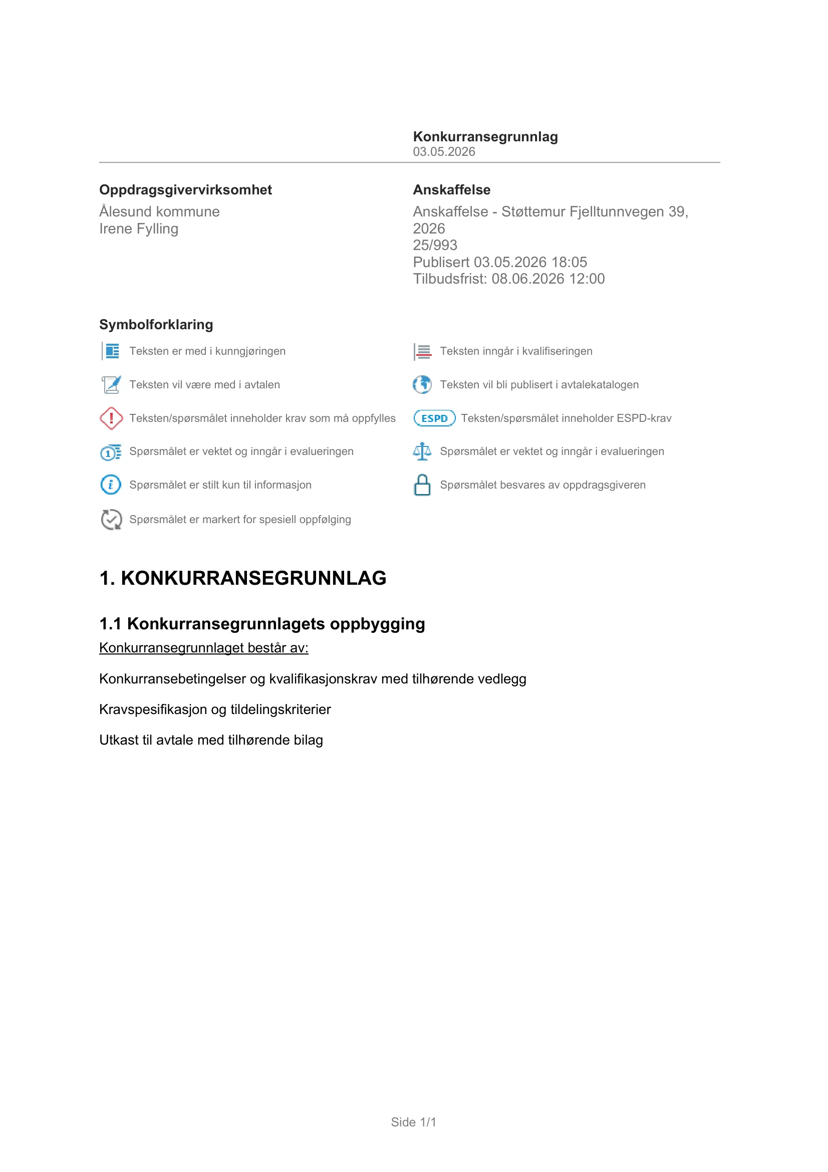 Konkurransebeskrivelse
