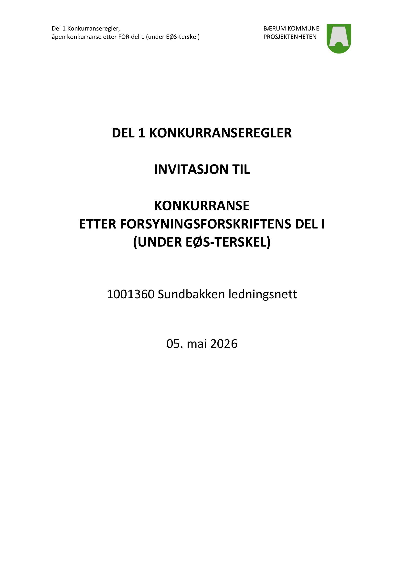Konkurransebeskrivelse