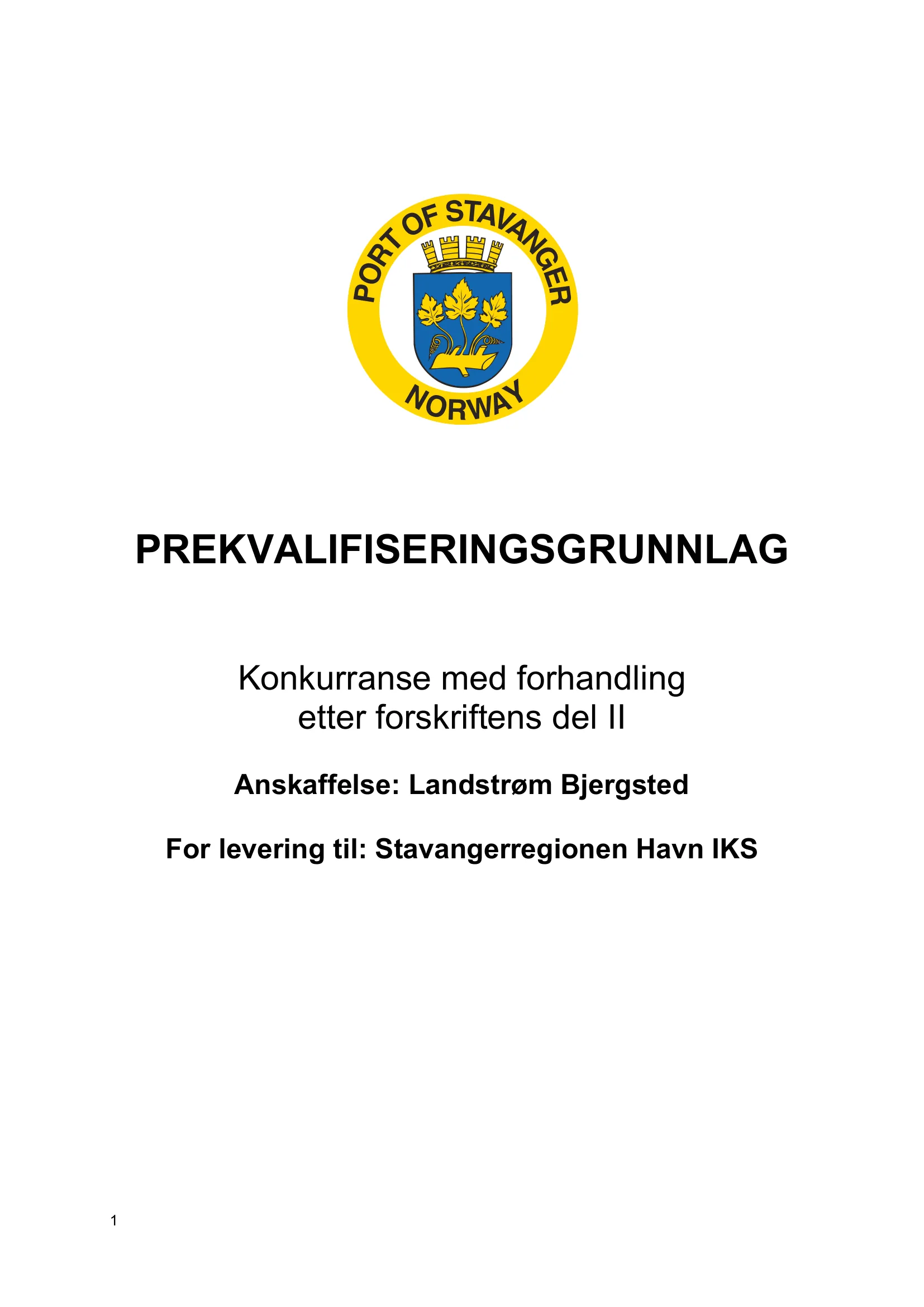 Konkurransebeskrivelse