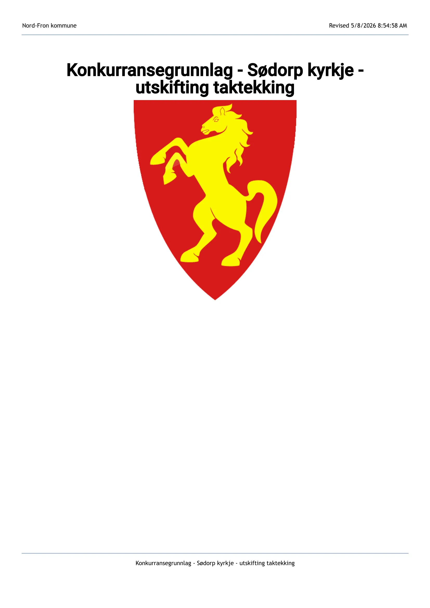 Konkurransebeskrivelse