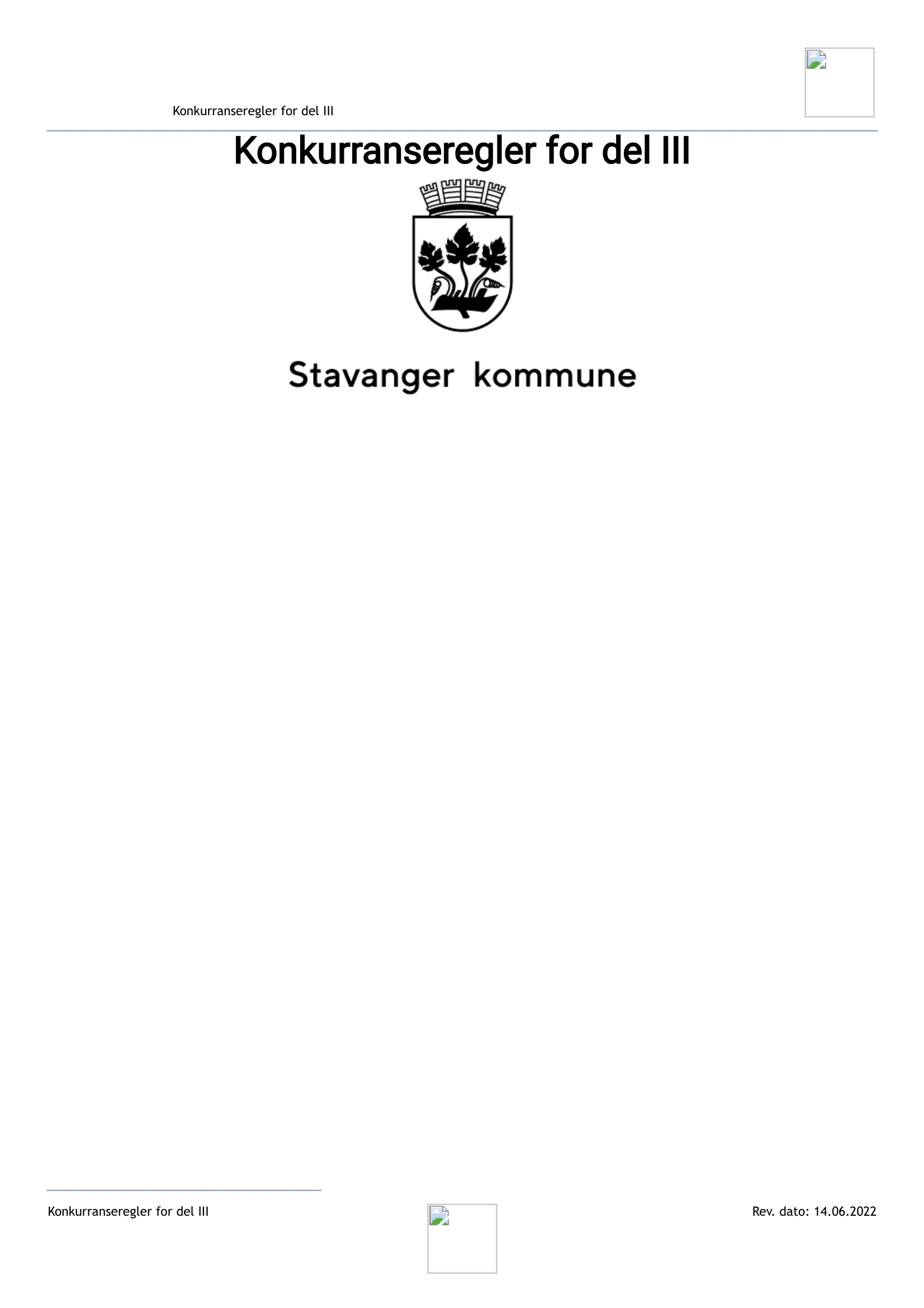 Konkurransebeskrivelse