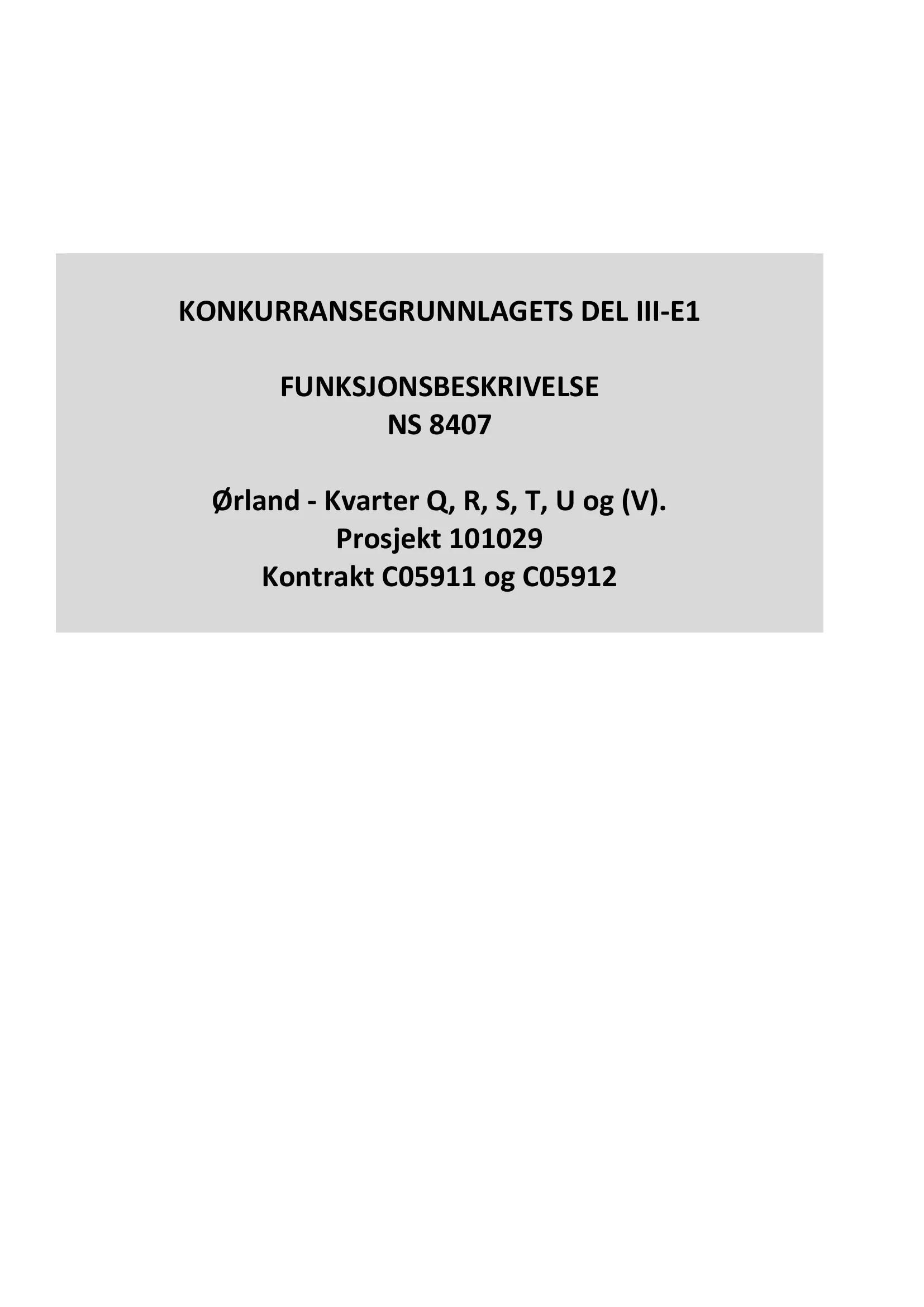 Kravspesifikasjon