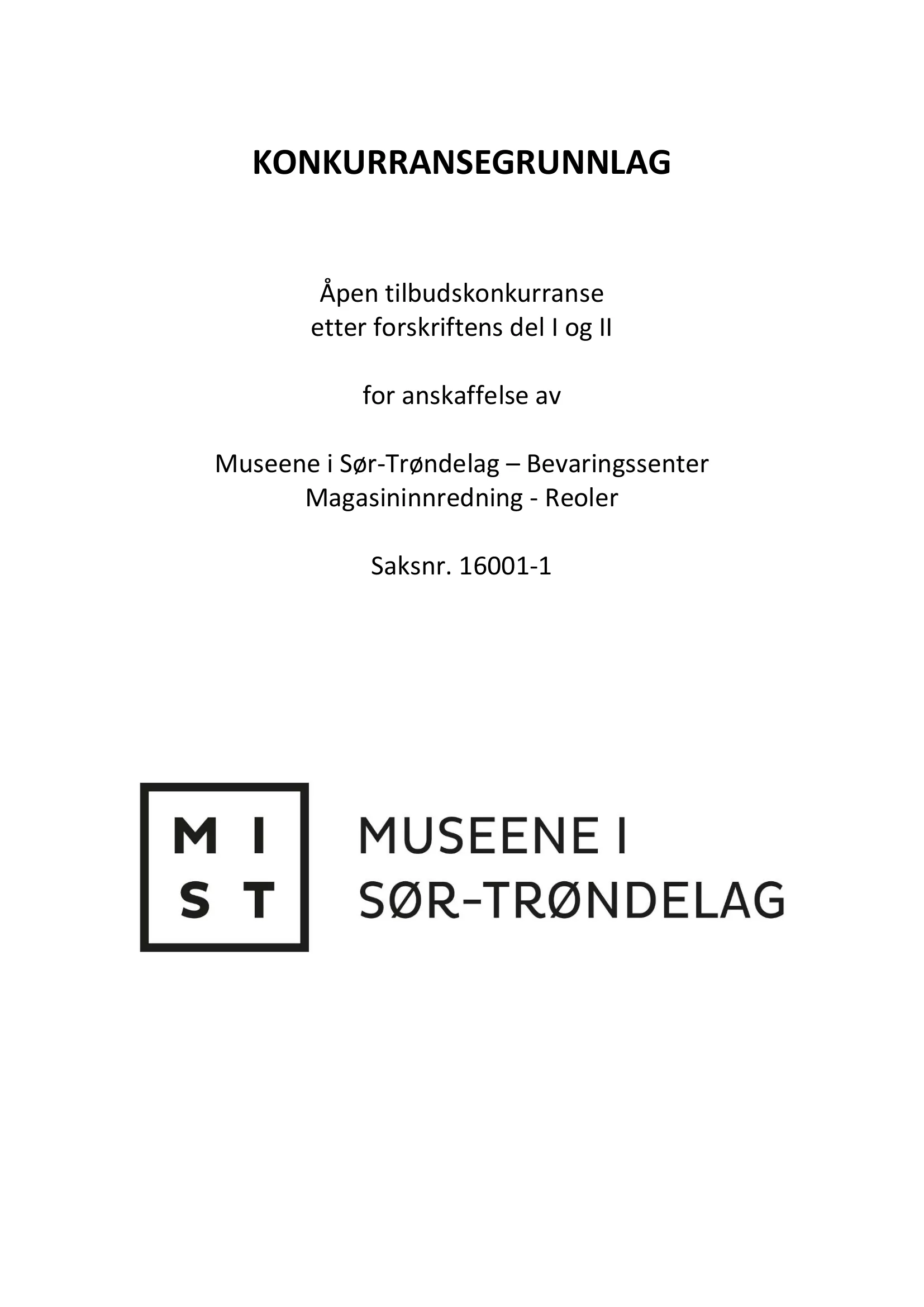 Konkurransebeskrivelse