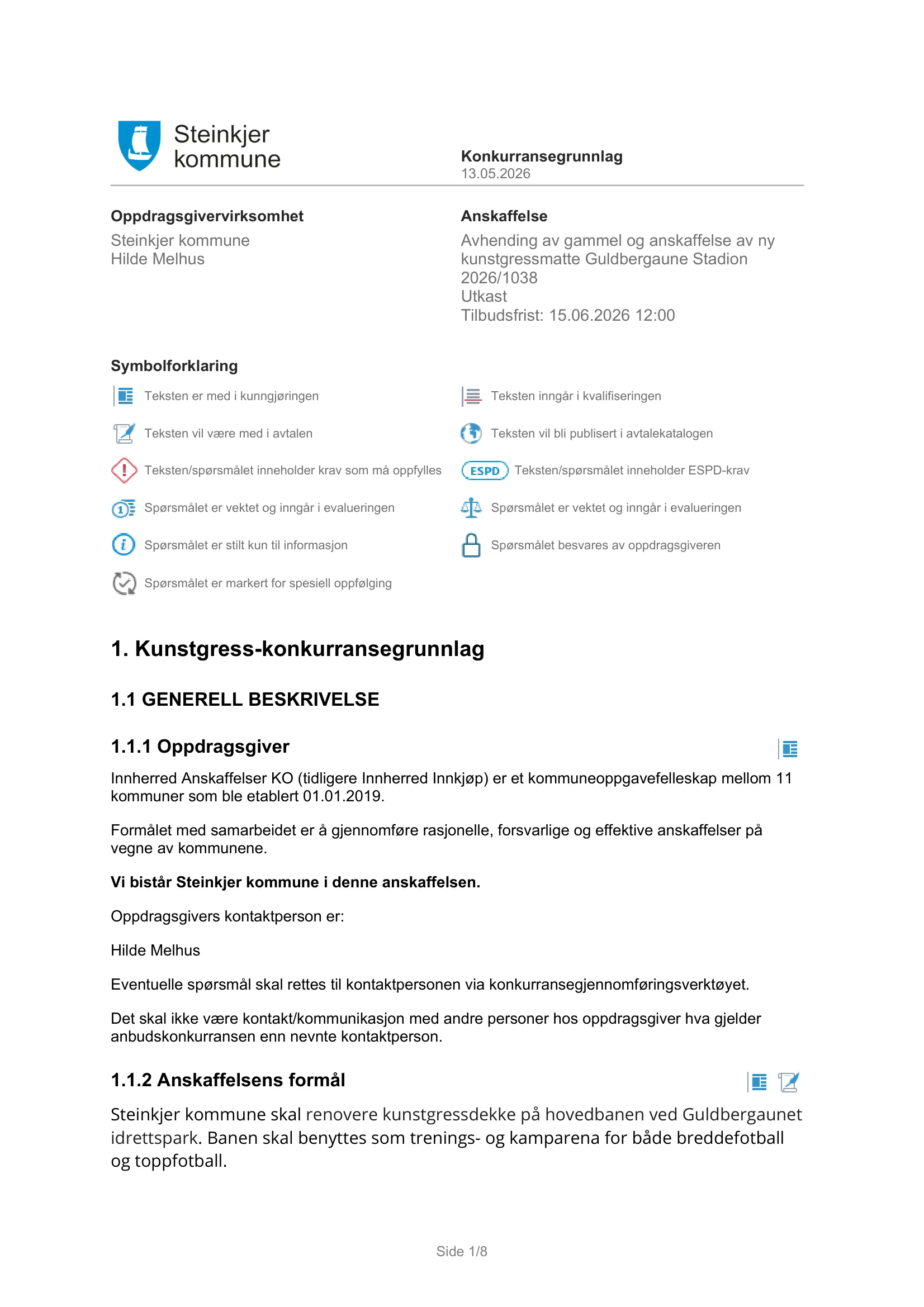 Konkurransebeskrivelse