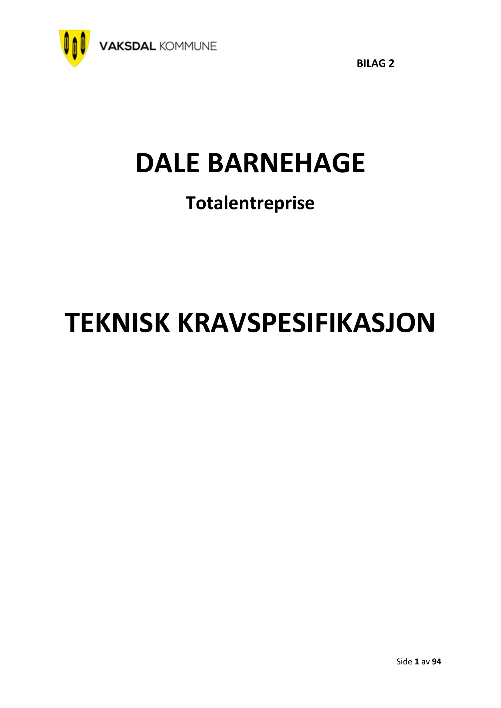 Kravspesifikasjon