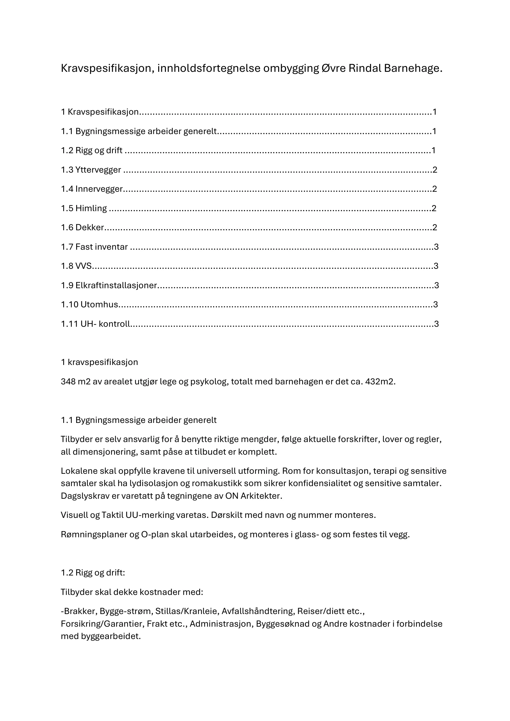 Kravspesifikasjon