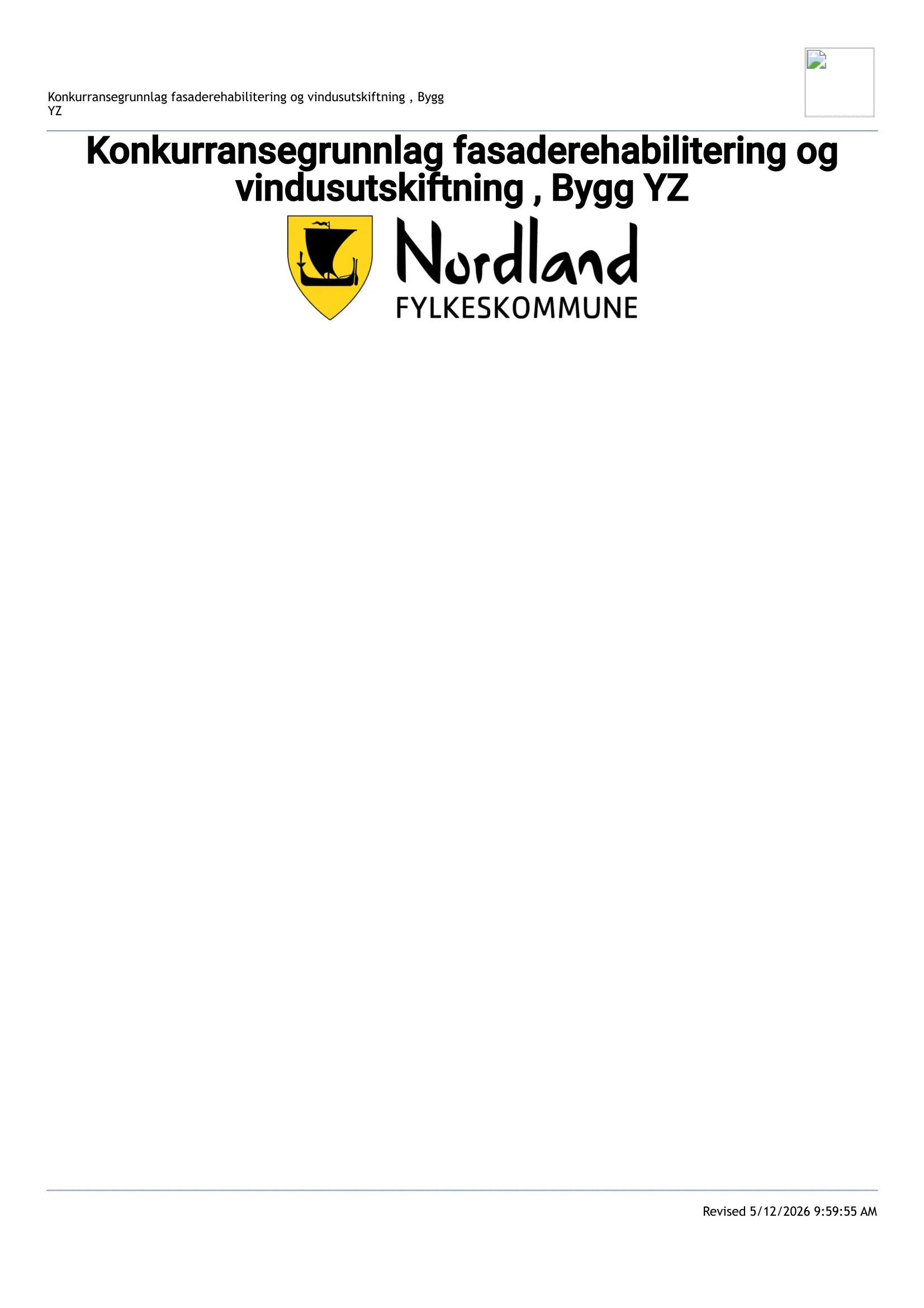 Konkurransebeskrivelse