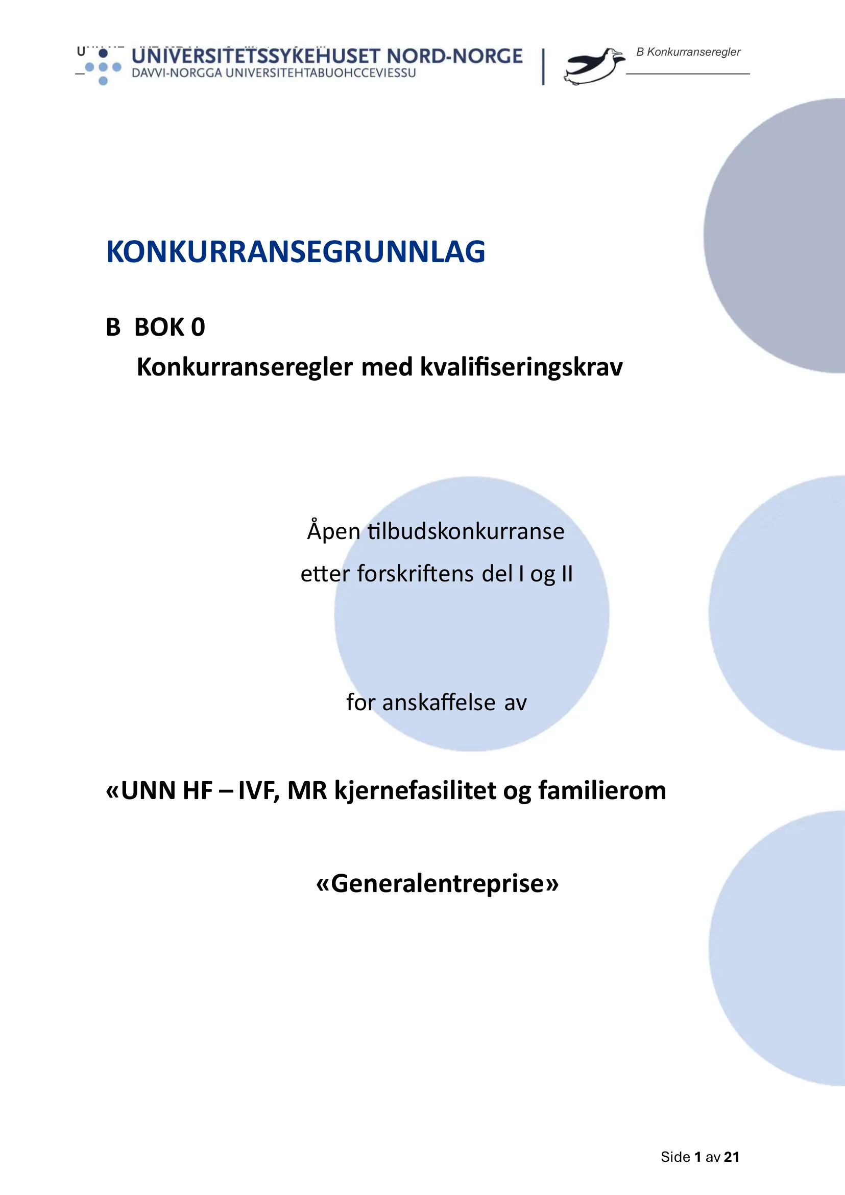 Konkurransebeskrivelse