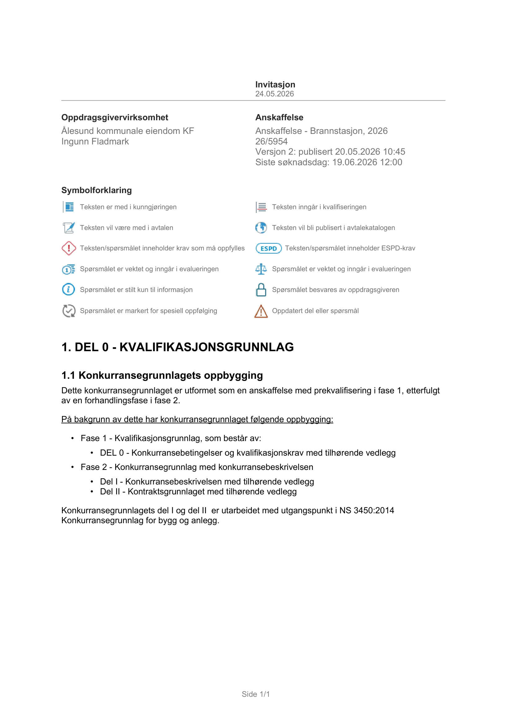 Konkurransebeskrivelse