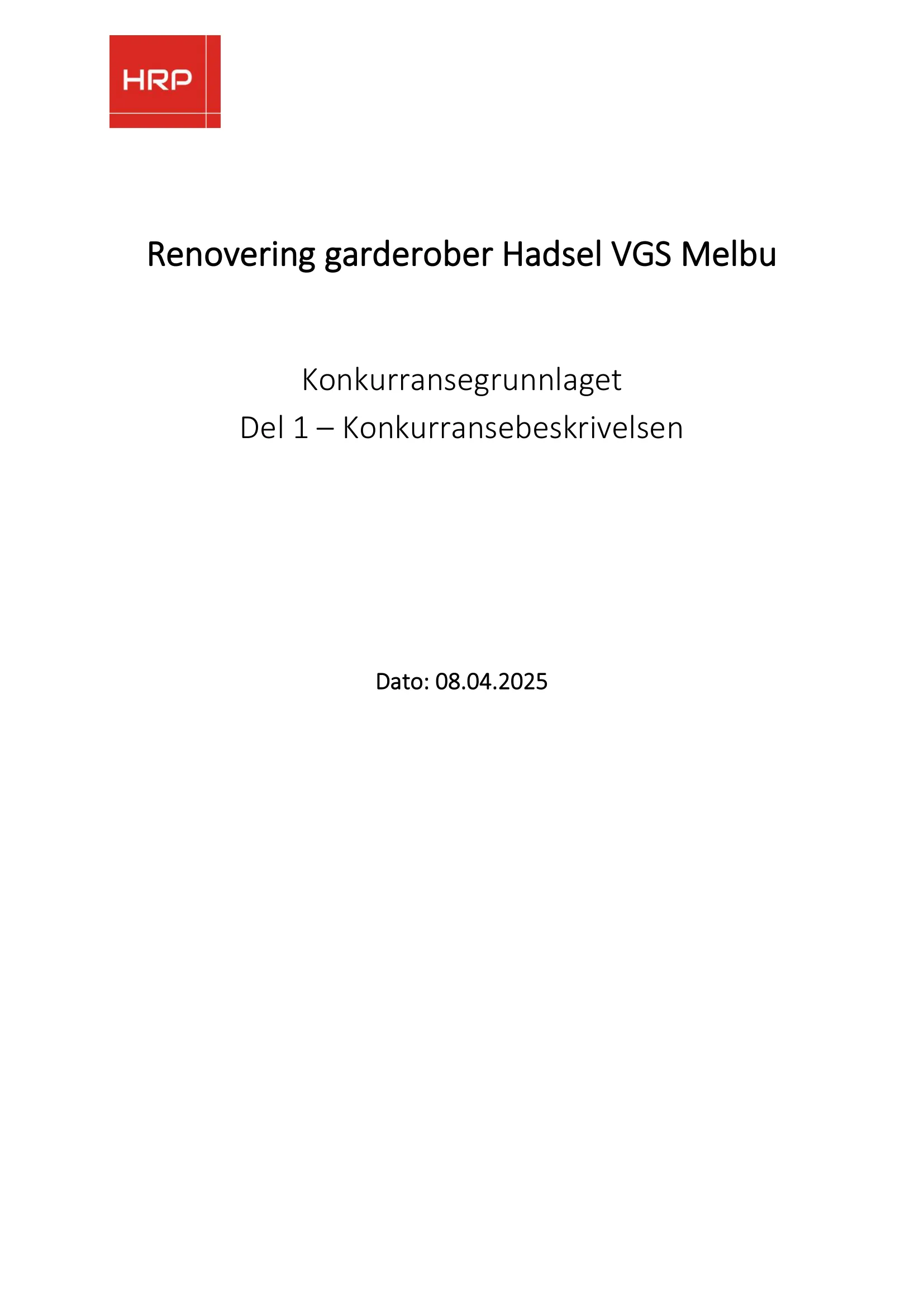 Konkurransebeskrivelse