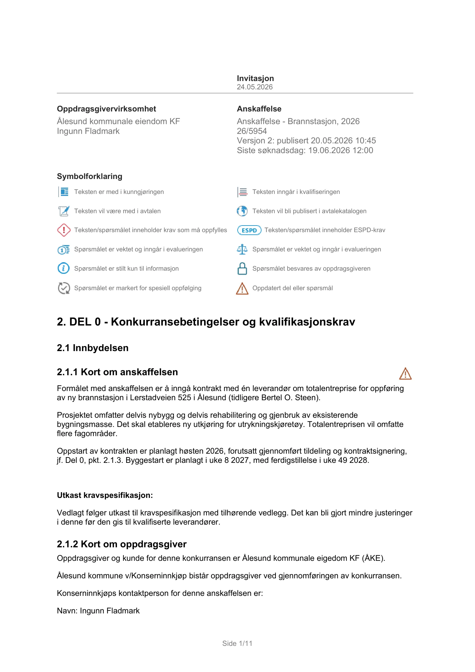 Konkurransebeskrivelse