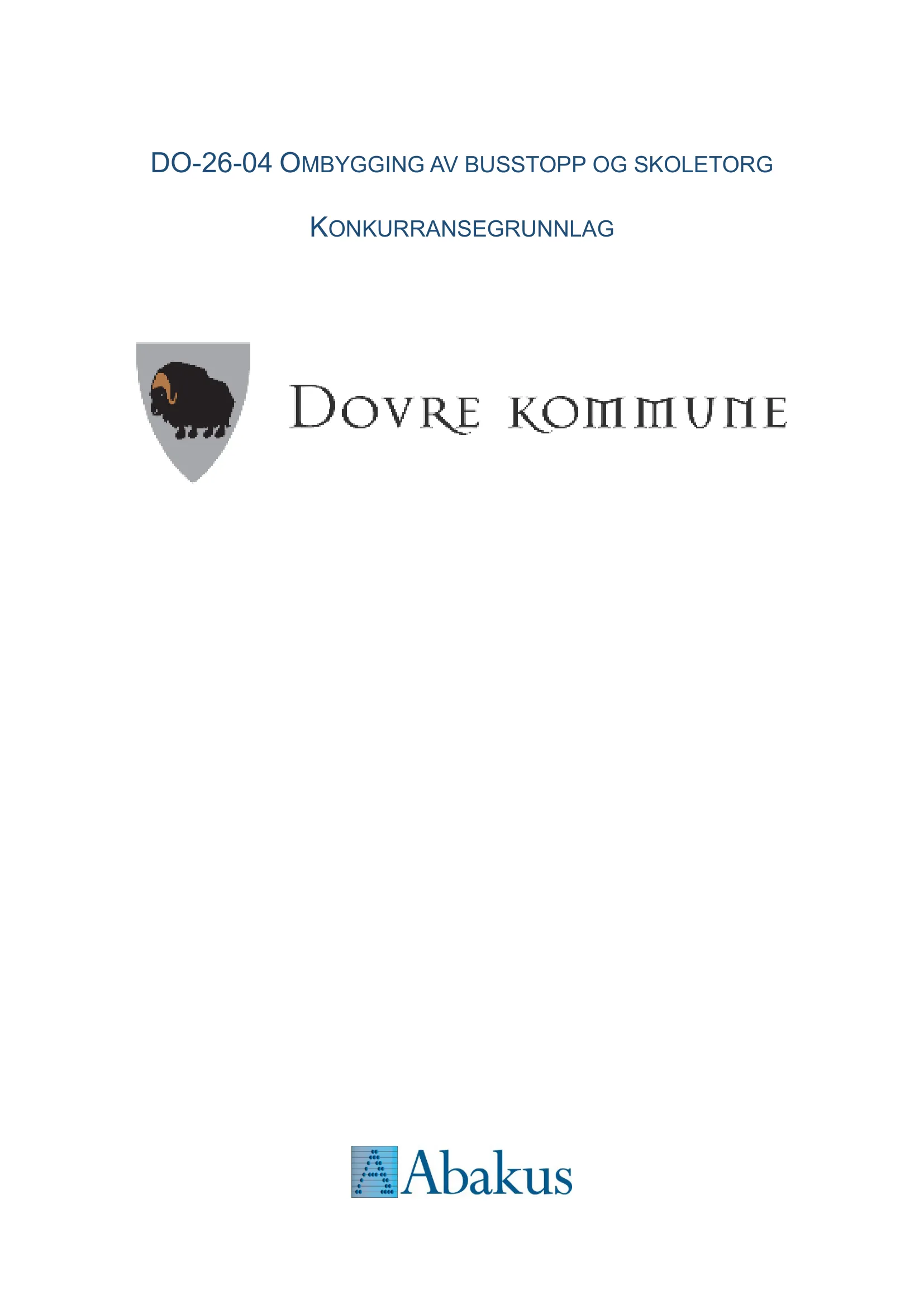 Konkurransebeskrivelse