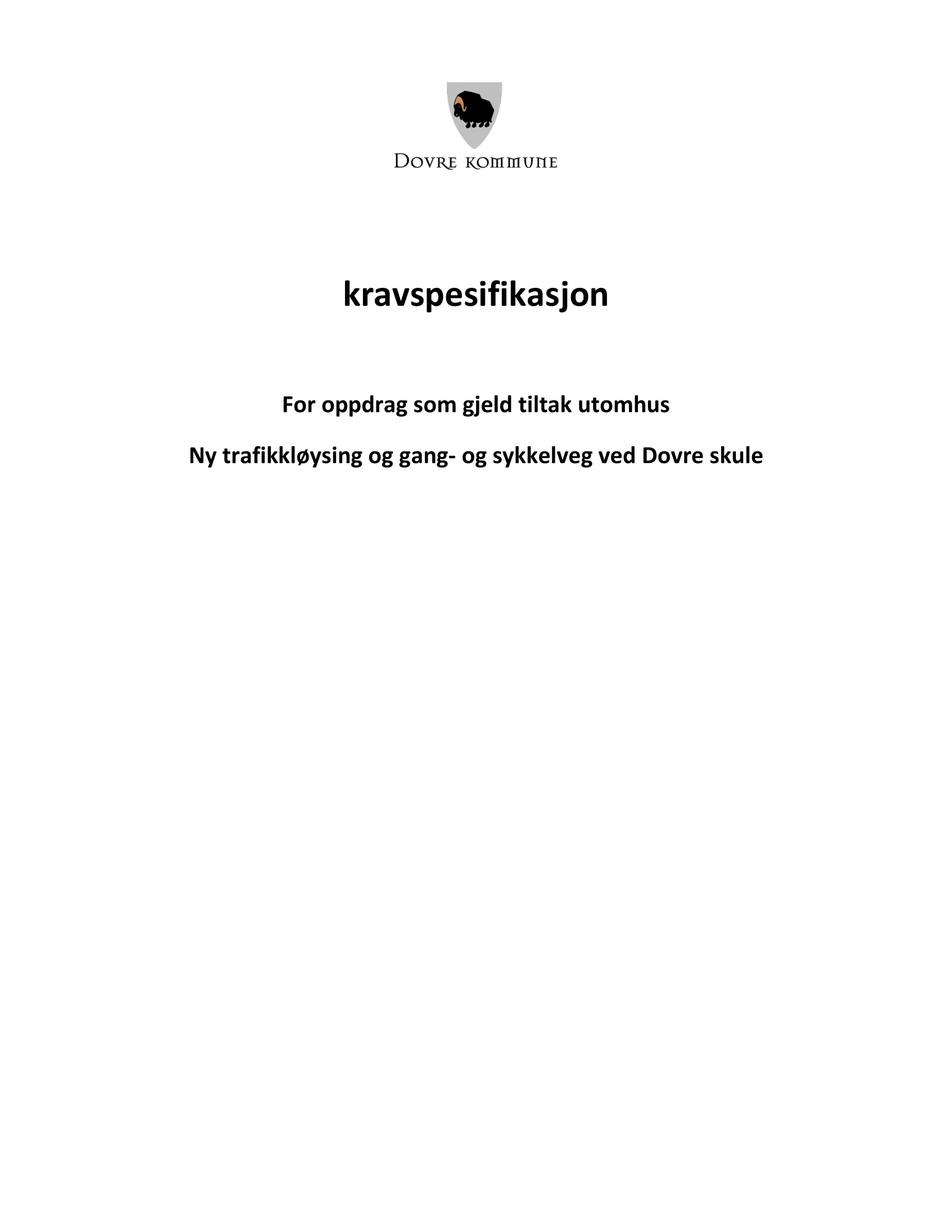 Kravspesifikasjon