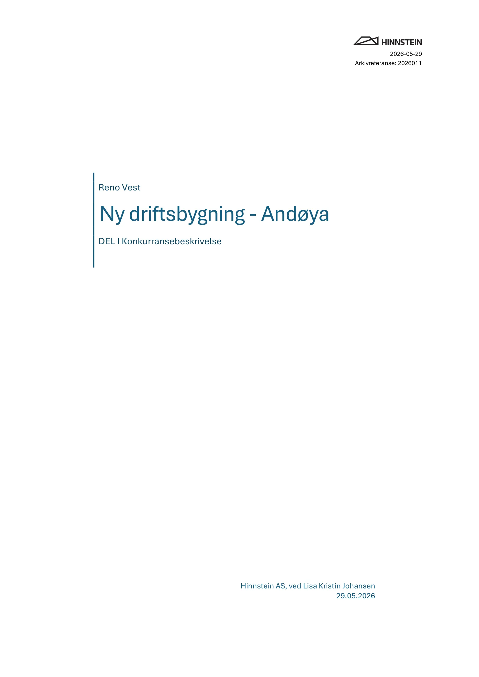 Konkurransebeskrivelse