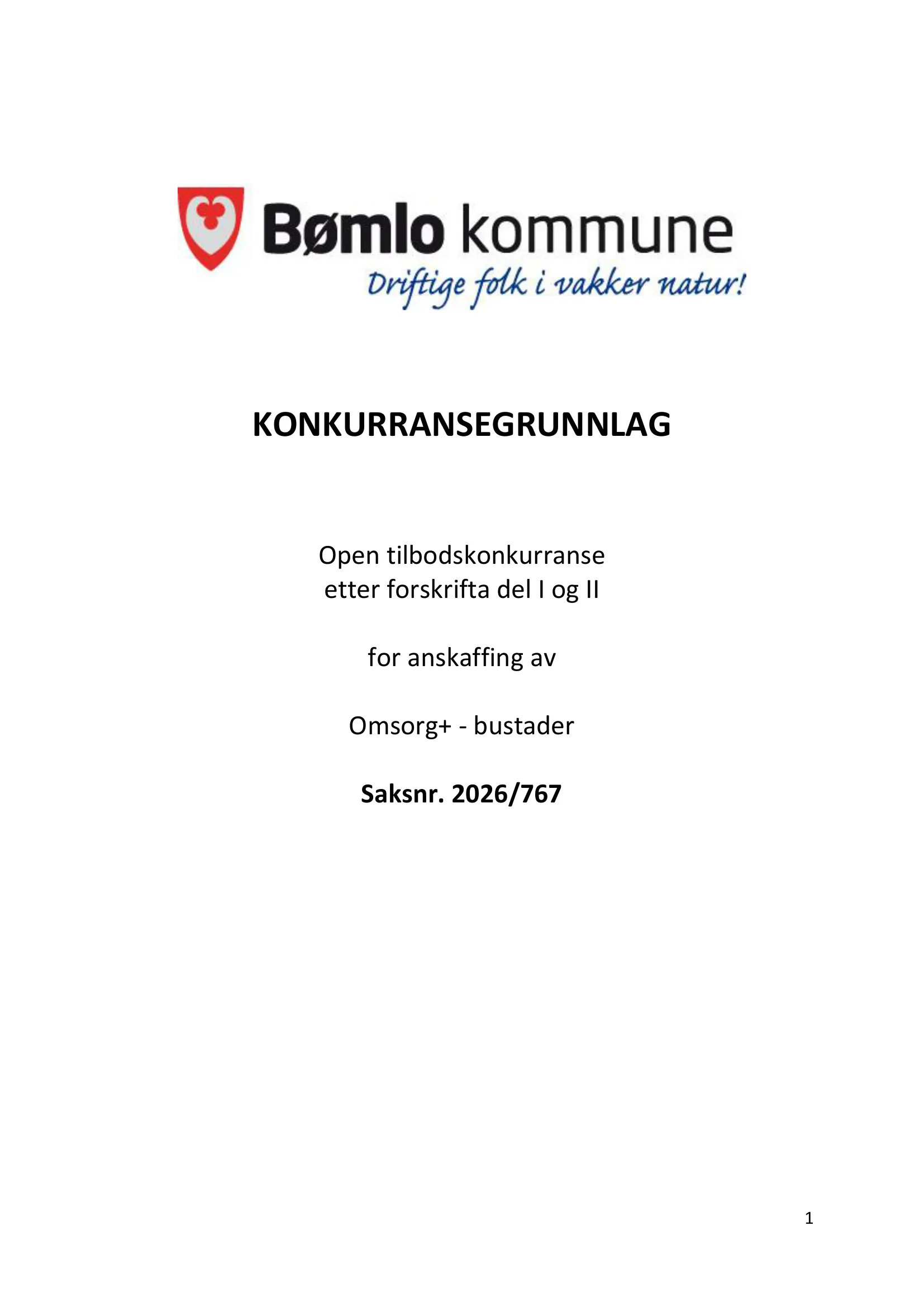 Konkurransebeskrivelse
