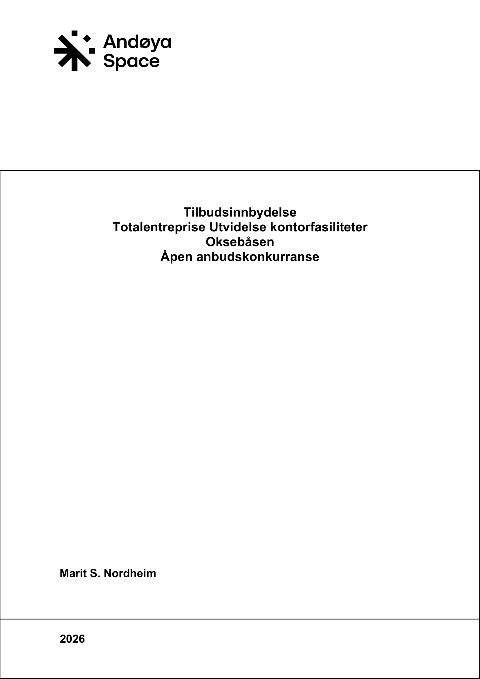 Konkurransebeskrivelse