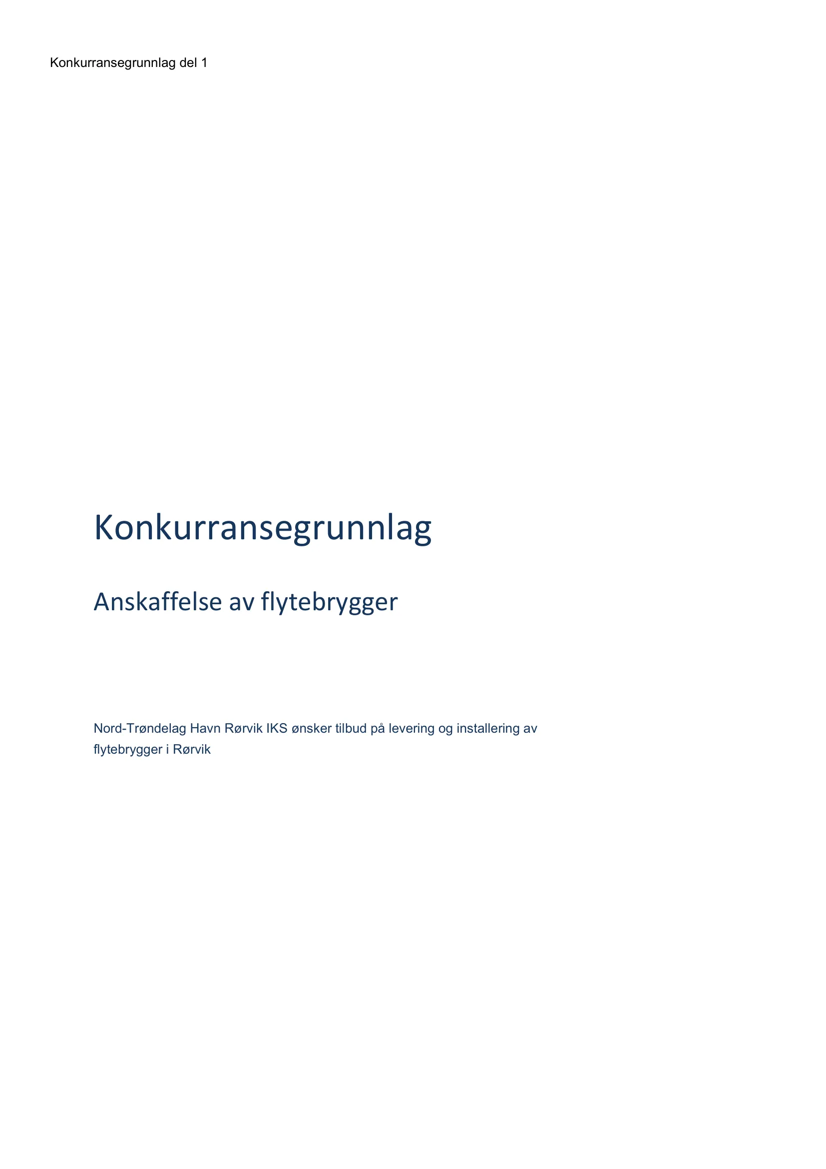 Konkurransebeskrivelse
