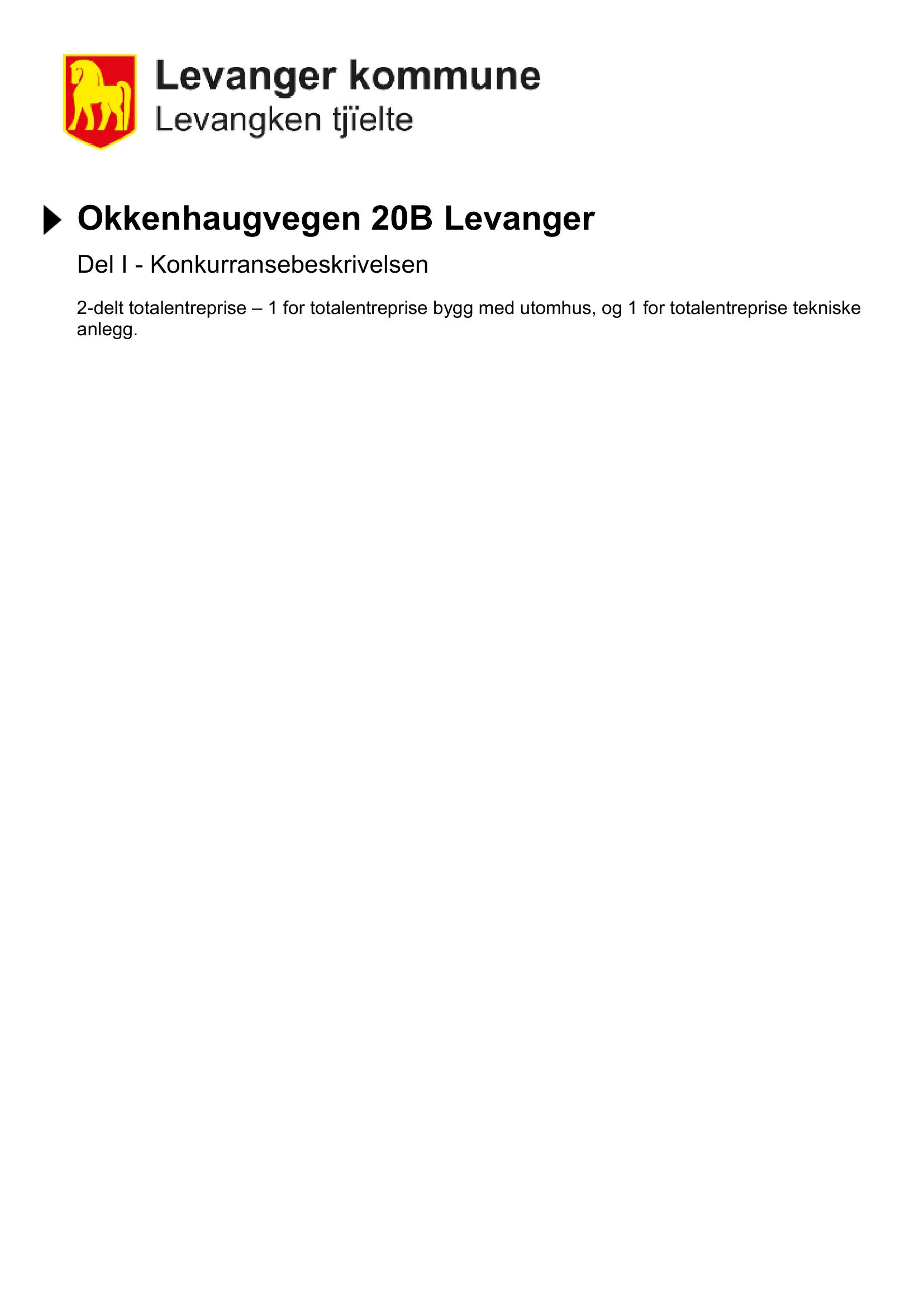 Konkurransebeskrivelse