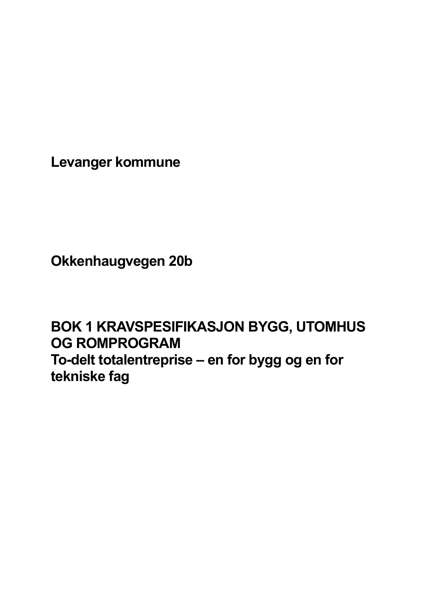 Kravspesifikasjon