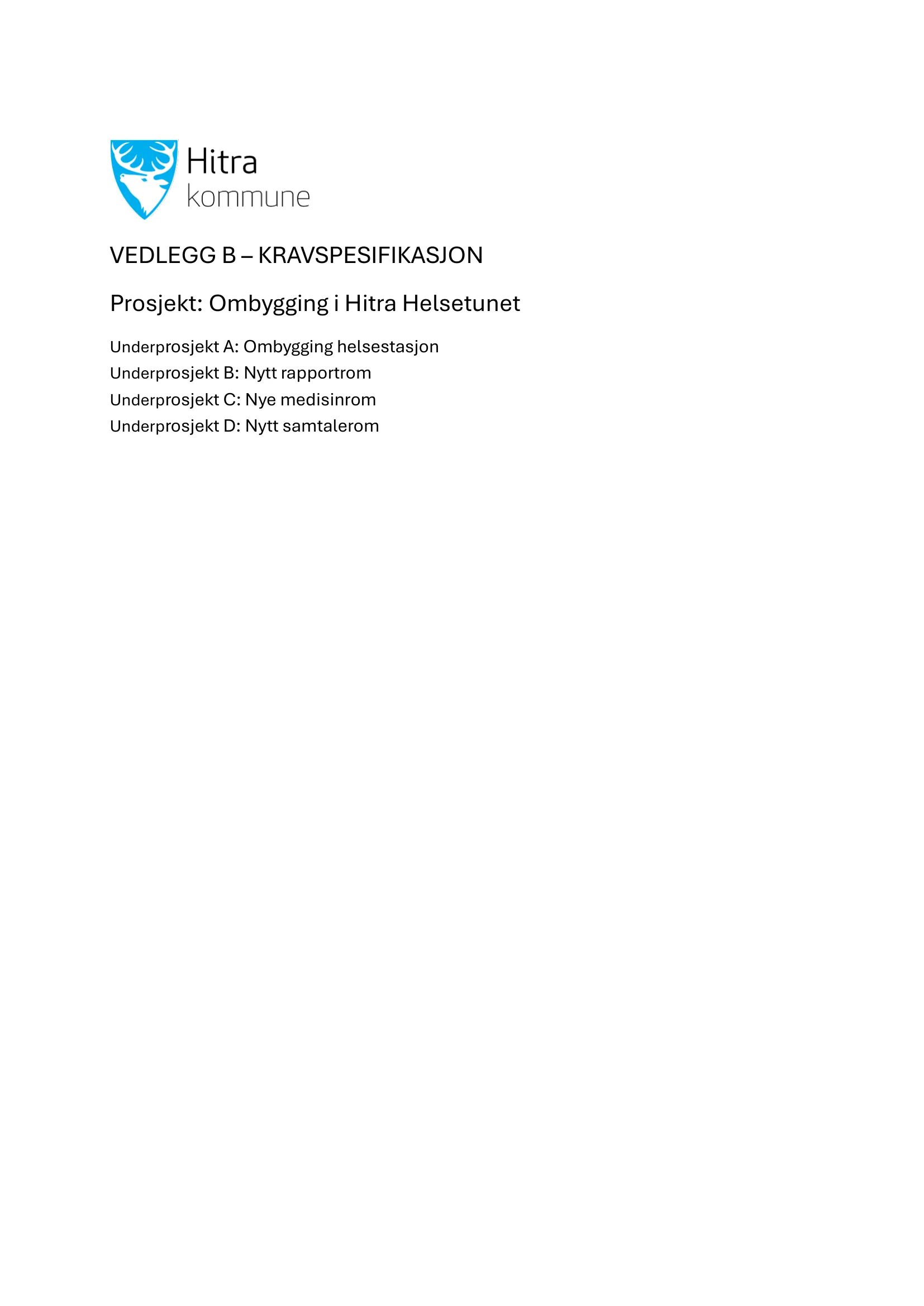 Kravspesifikasjon