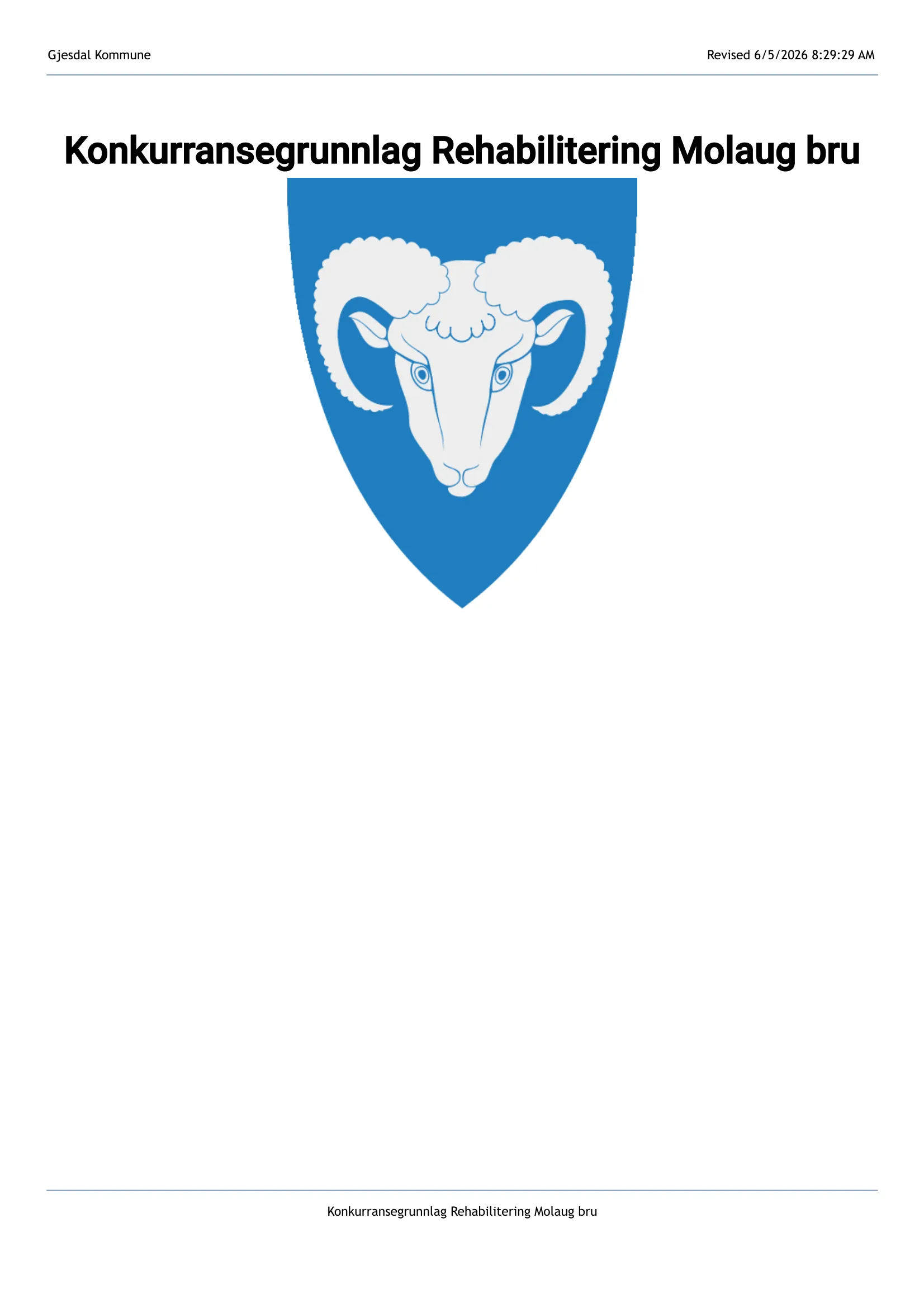 Konkurransebeskrivelse