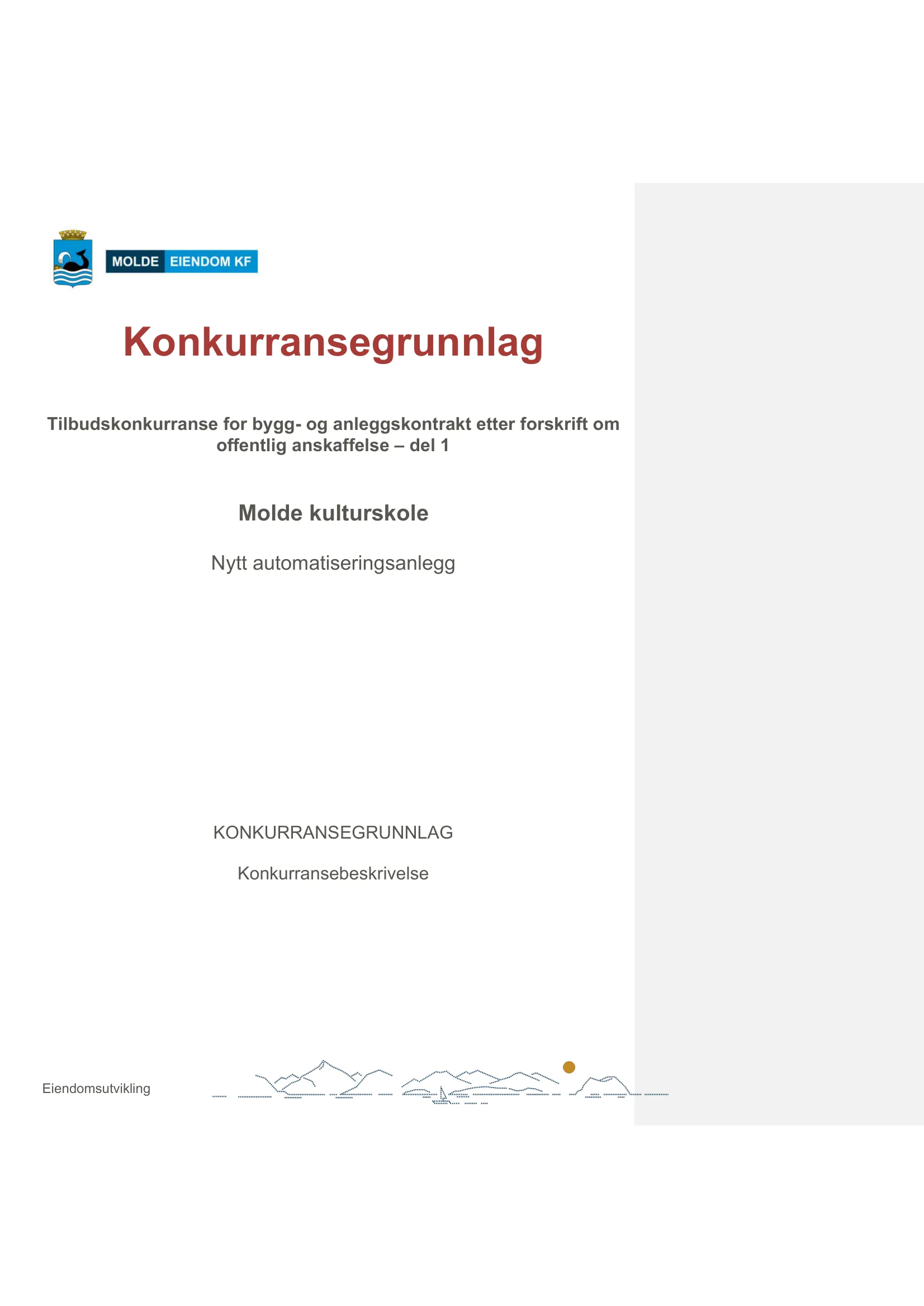 Konkurransebeskrivelse