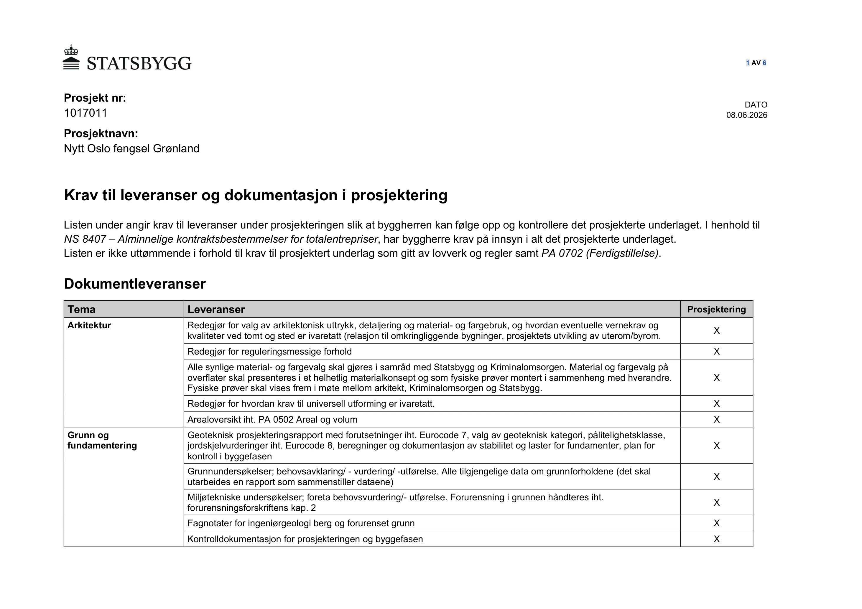 Kravspesifikasjon
