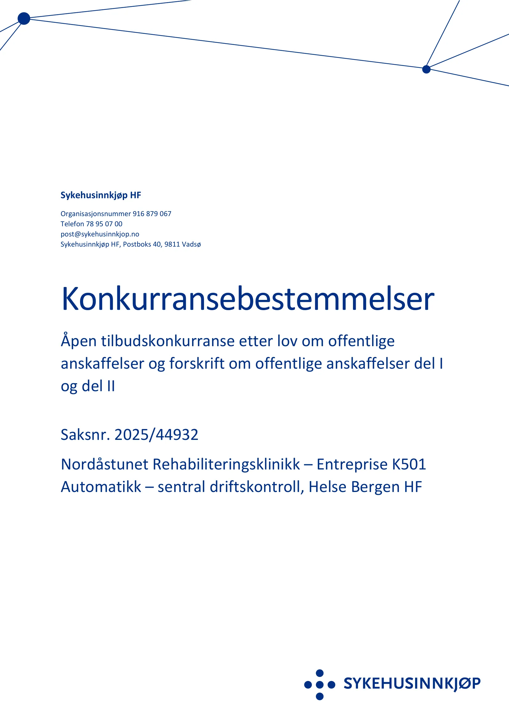 Konkurransebeskrivelse