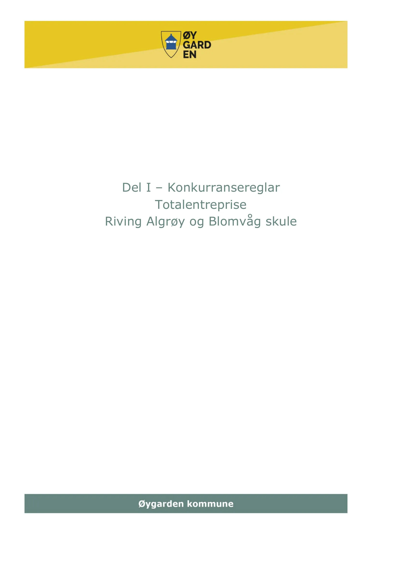 Konkurransebeskrivelse
