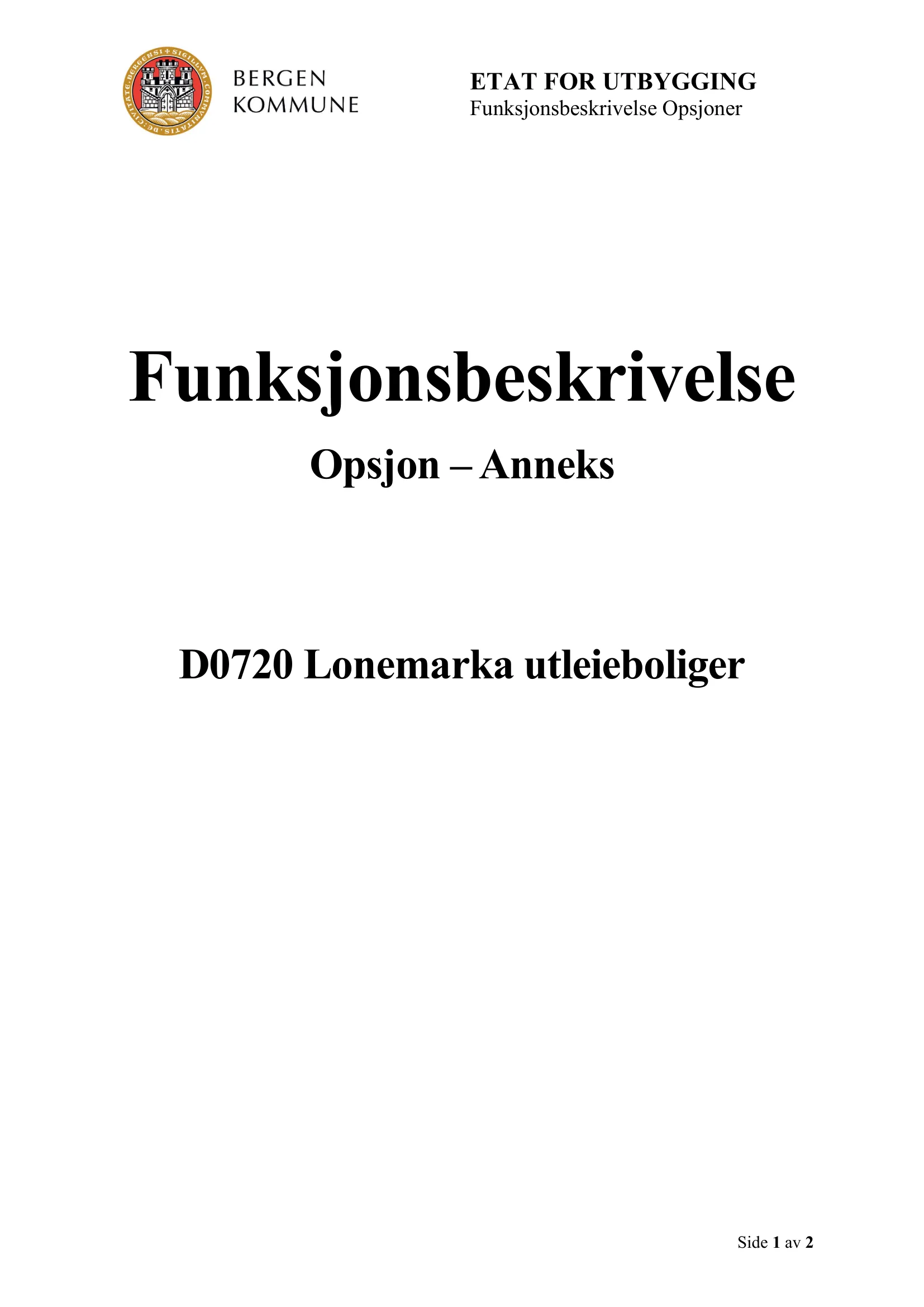 Kravspesifikasjon