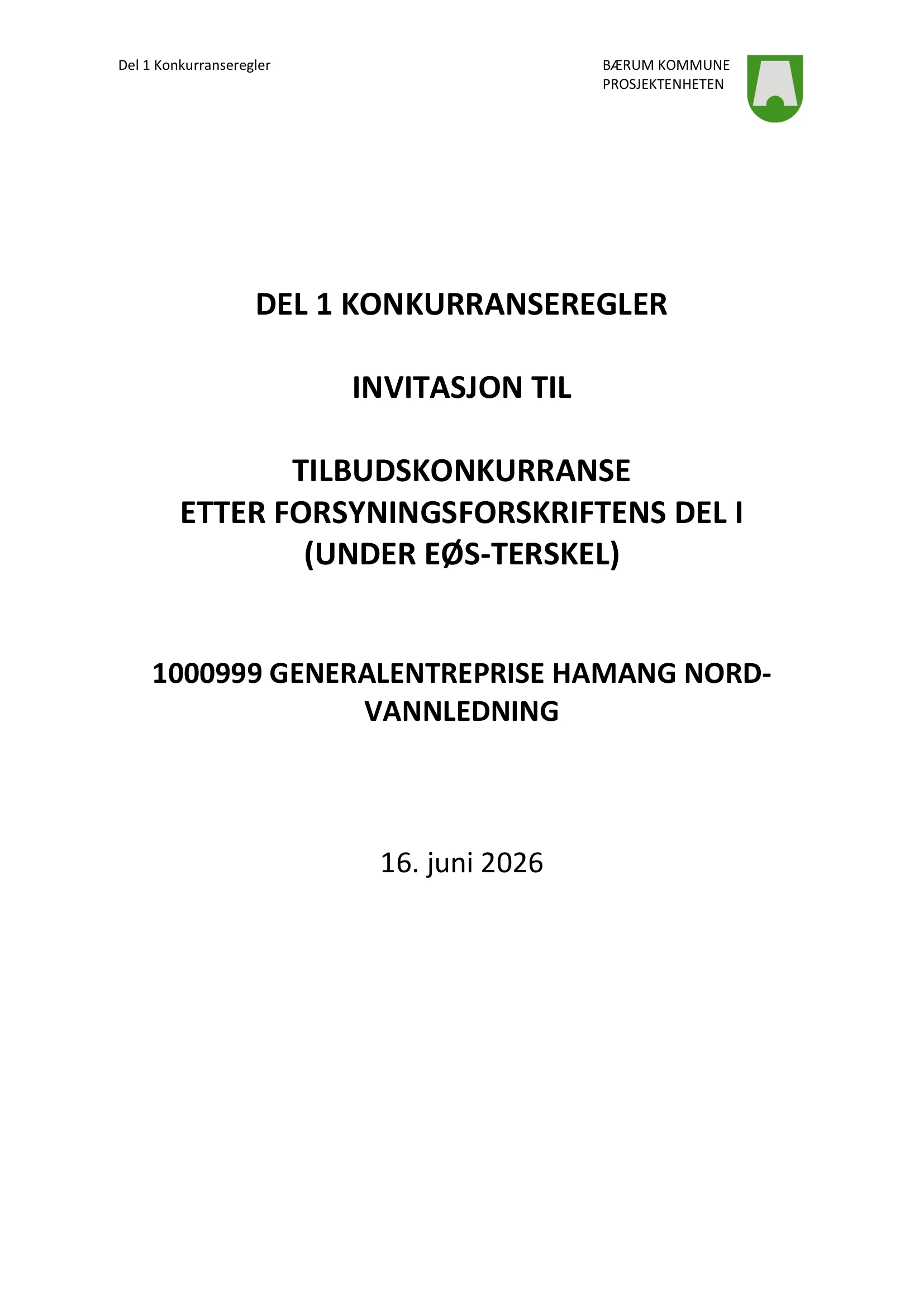 Konkurransebeskrivelse