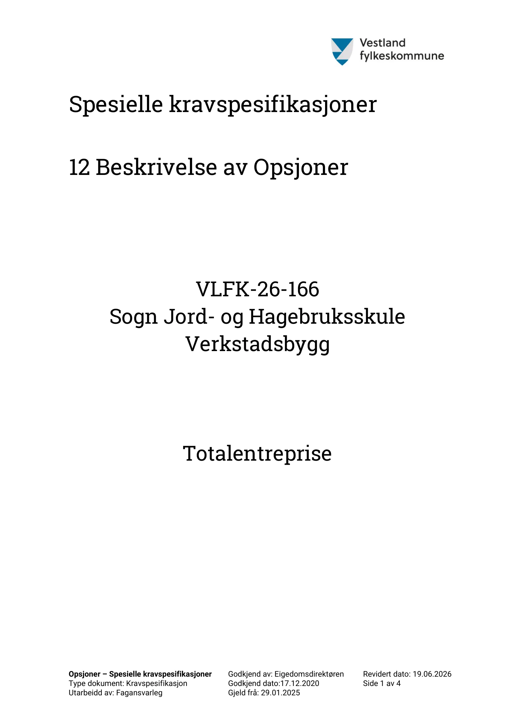 Kravspesifikasjon