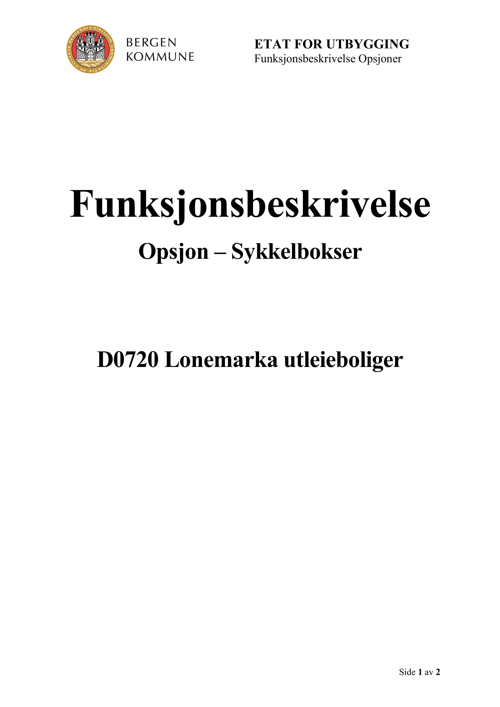 Kravspesifikasjon