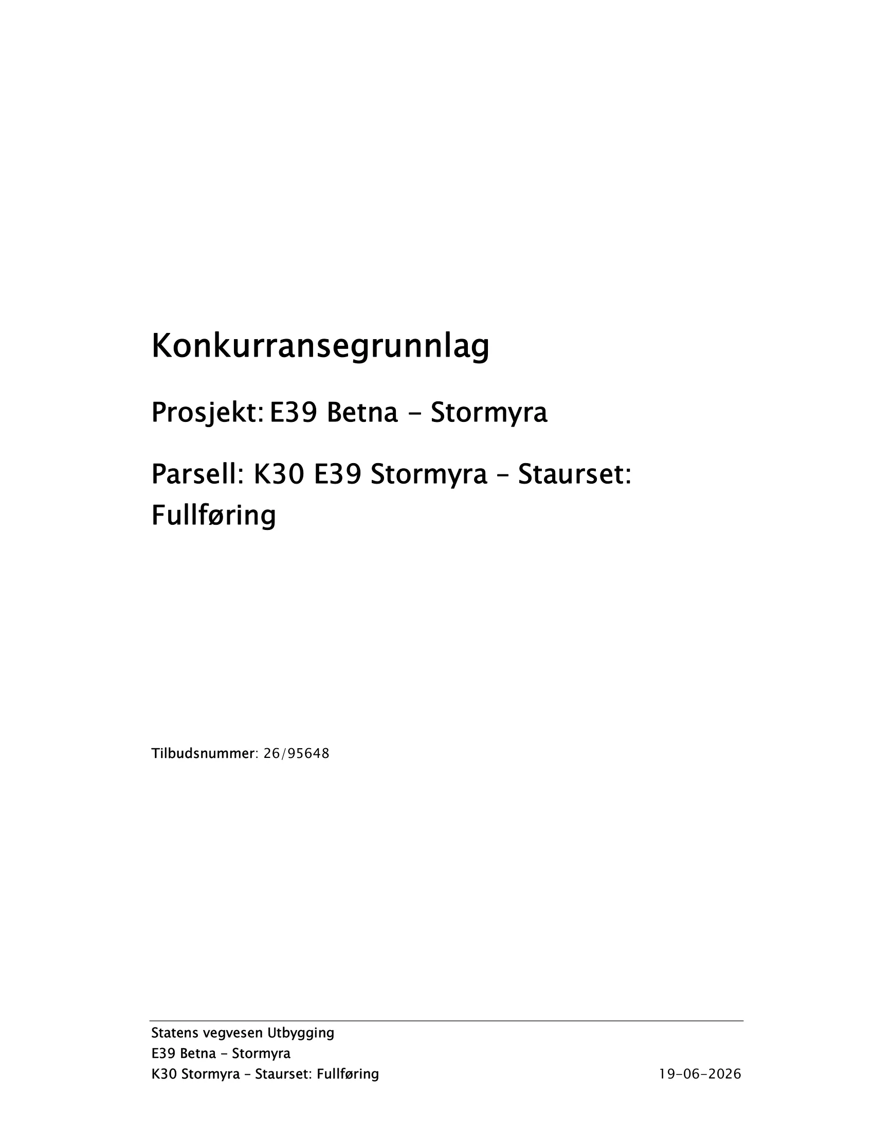 Konkurransebeskrivelse