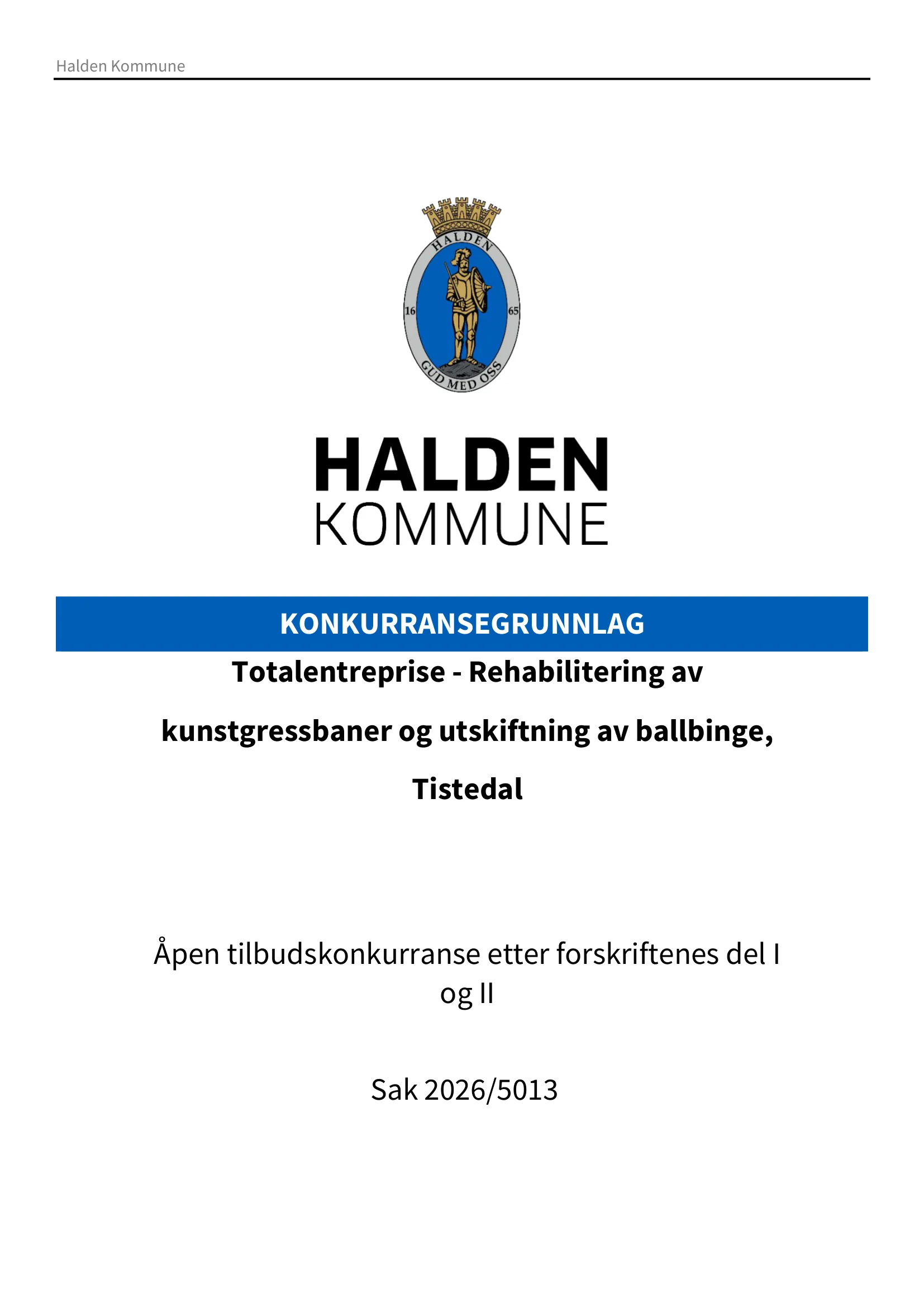 Konkurransebeskrivelse