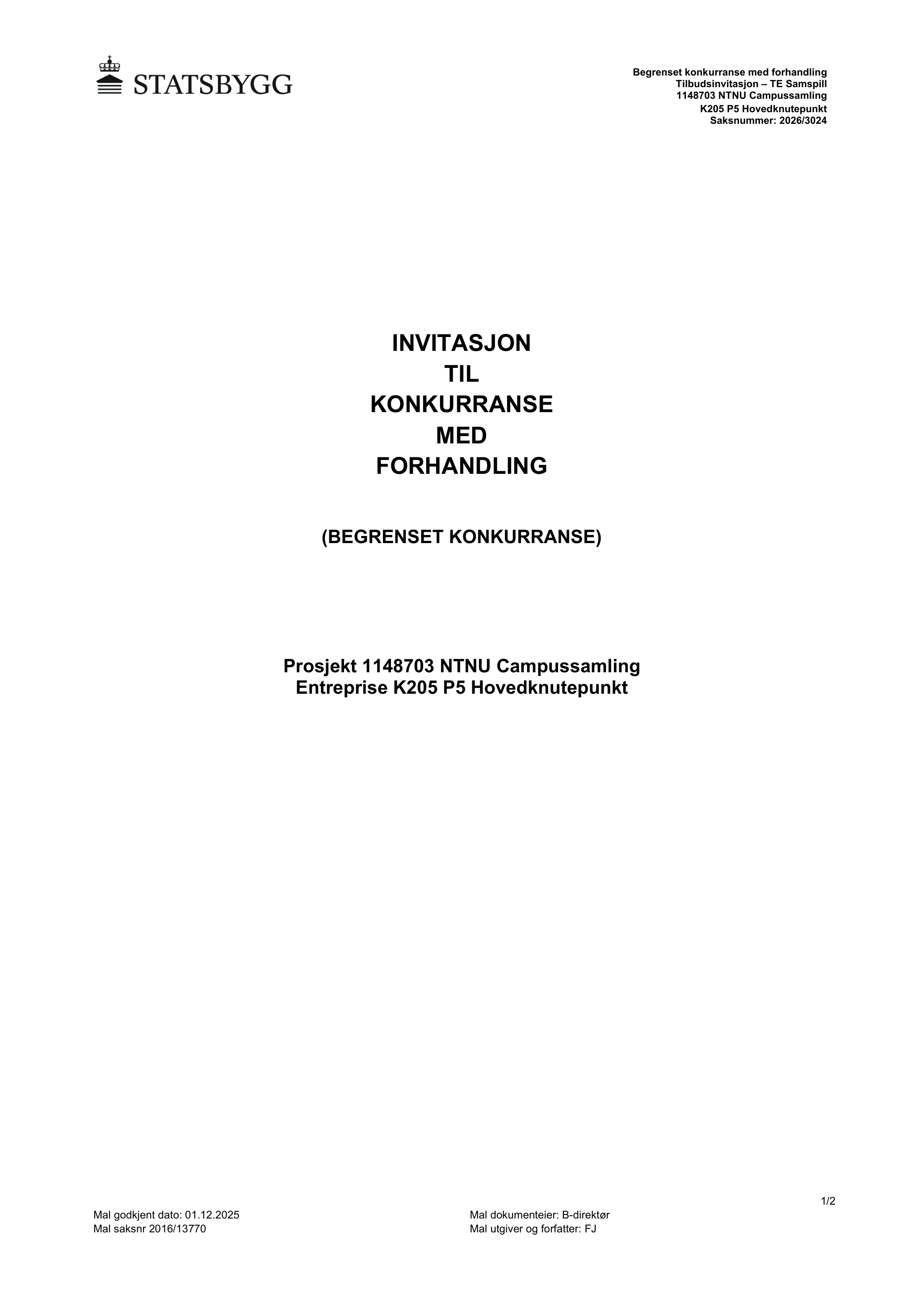Konkurransebeskrivelse