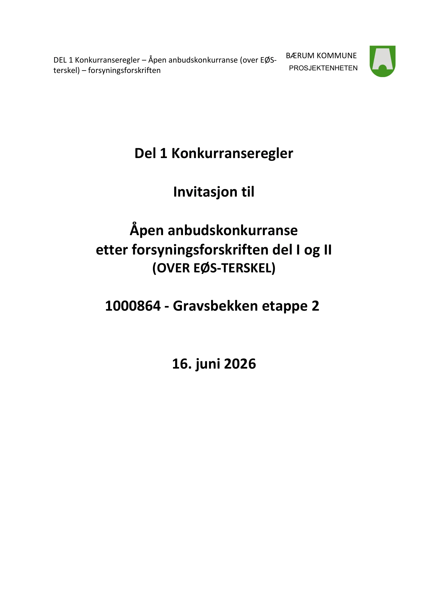Konkurransebeskrivelse