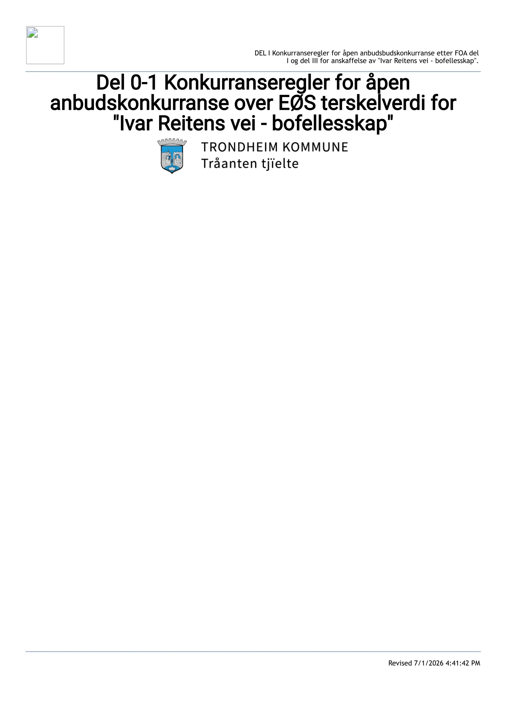 Konkurransebeskrivelse