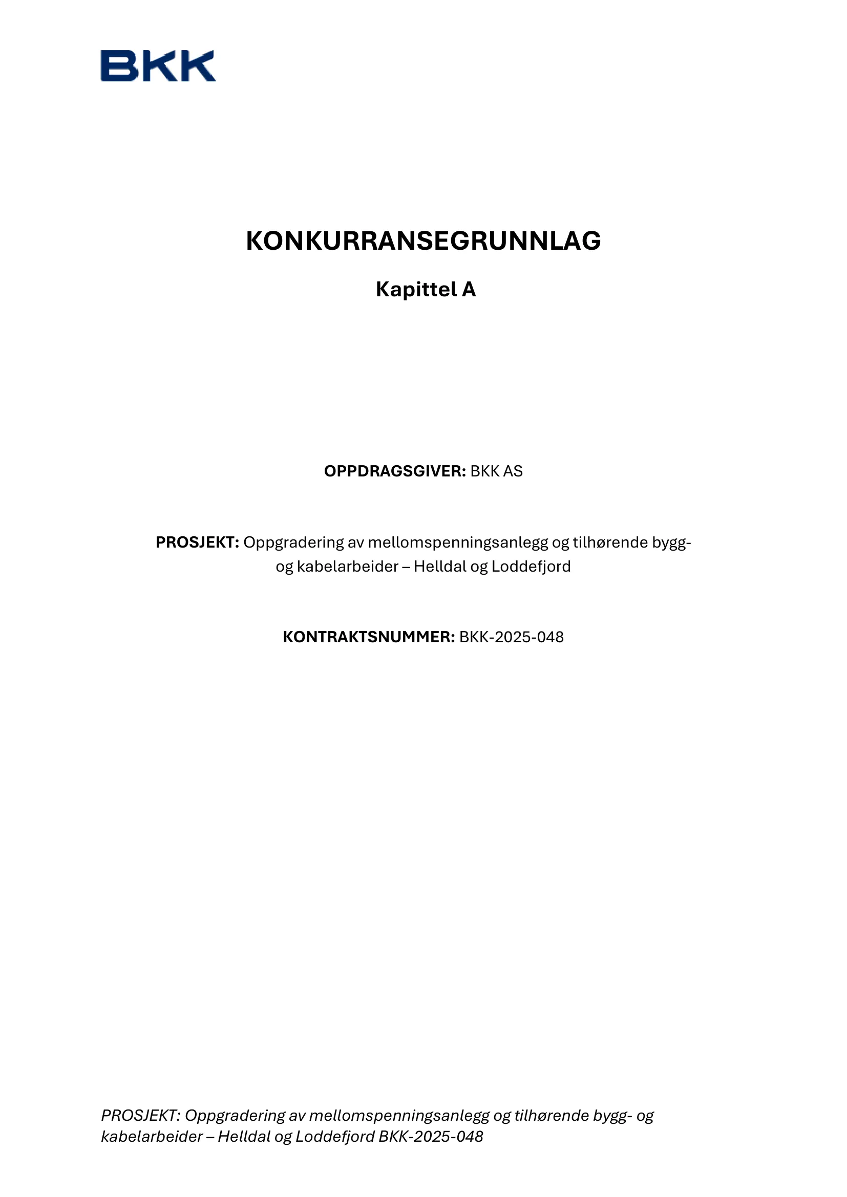 Konkurransebeskrivelse