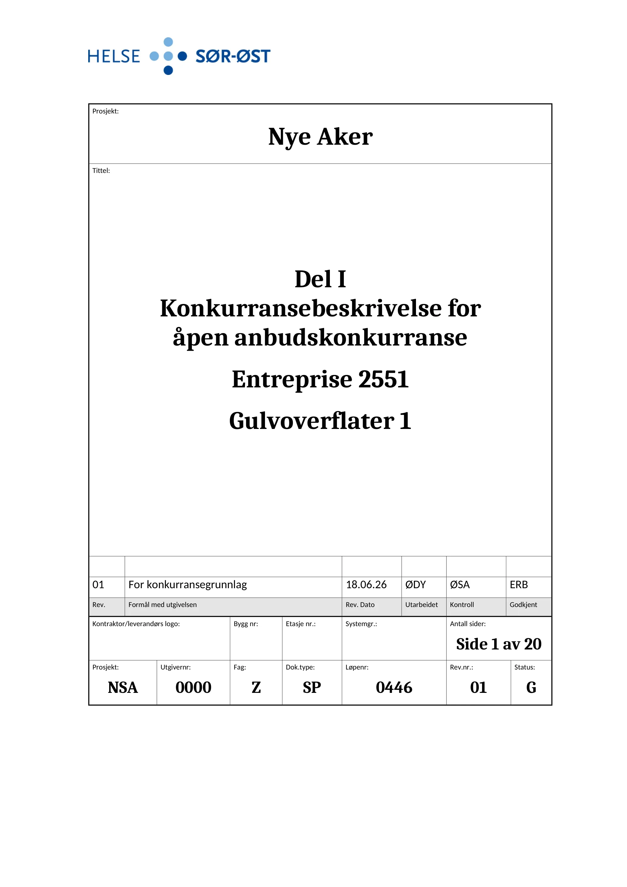 Konkurransebeskrivelse