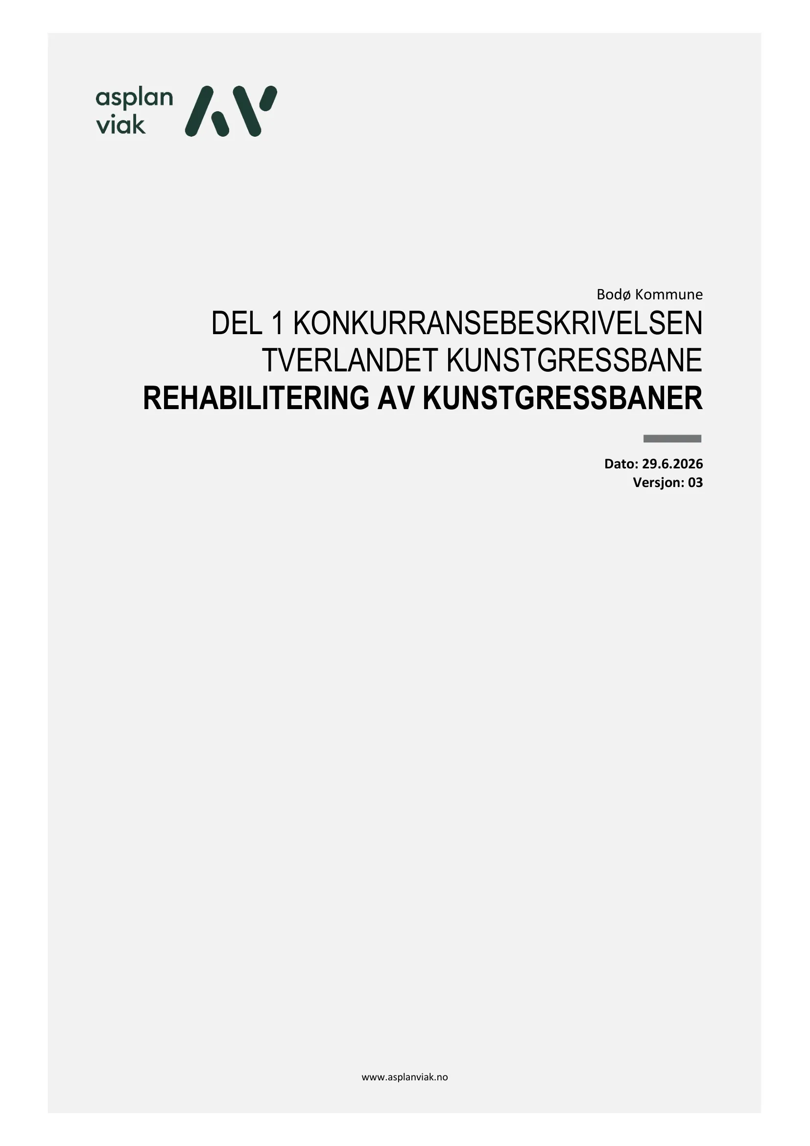 Konkurransebeskrivelse