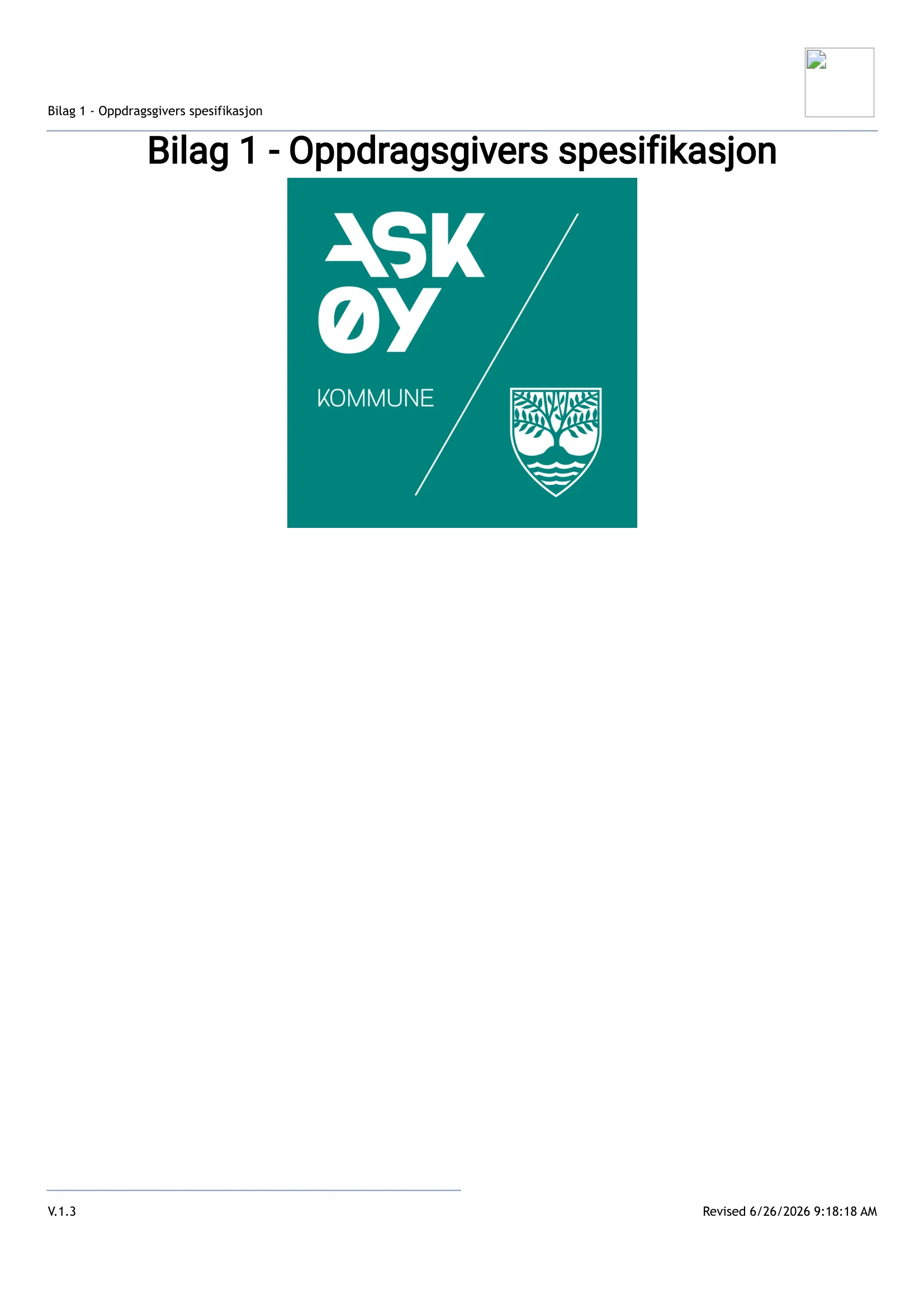 Kravspesifikasjon