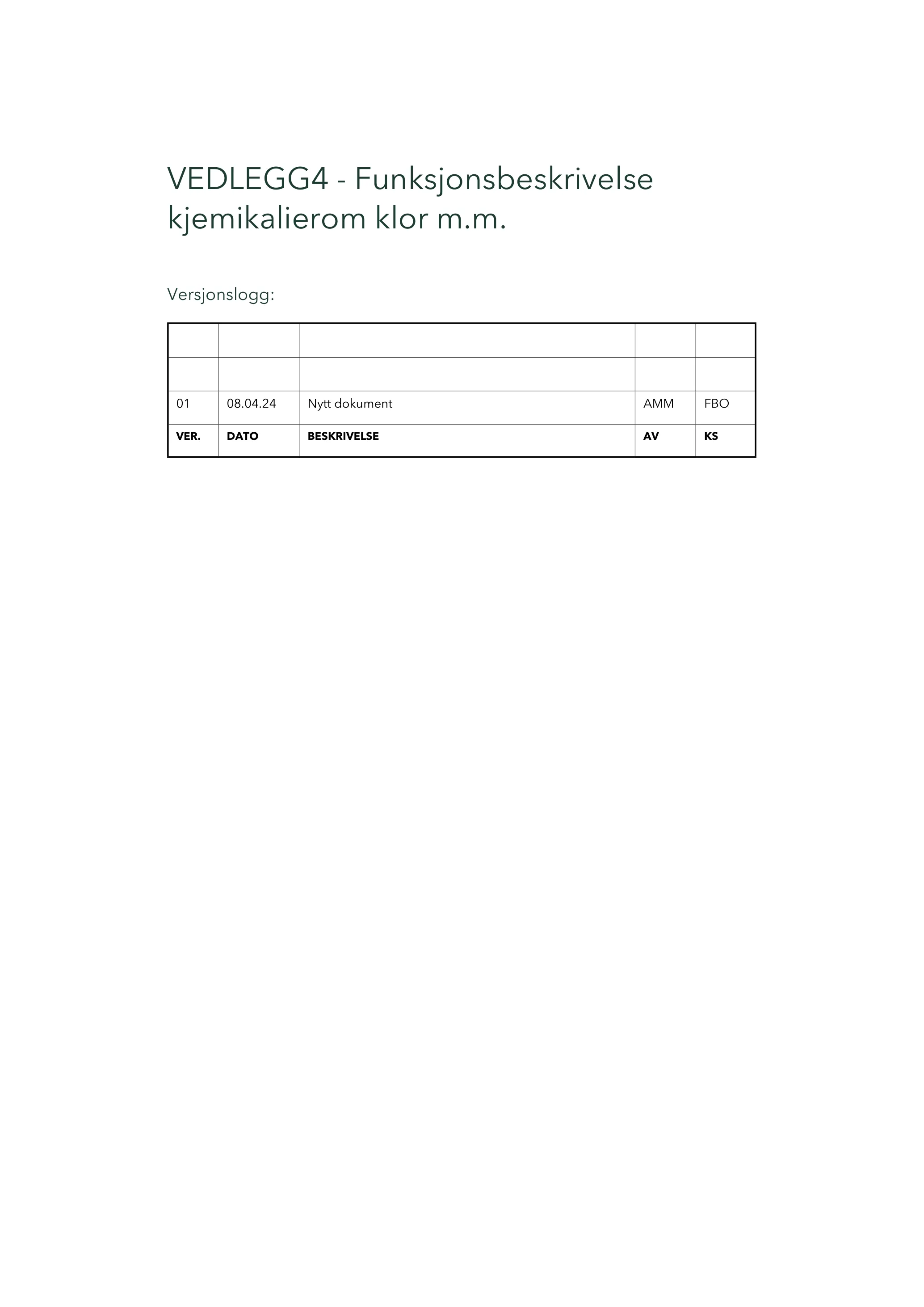 Kravspesifikasjon
