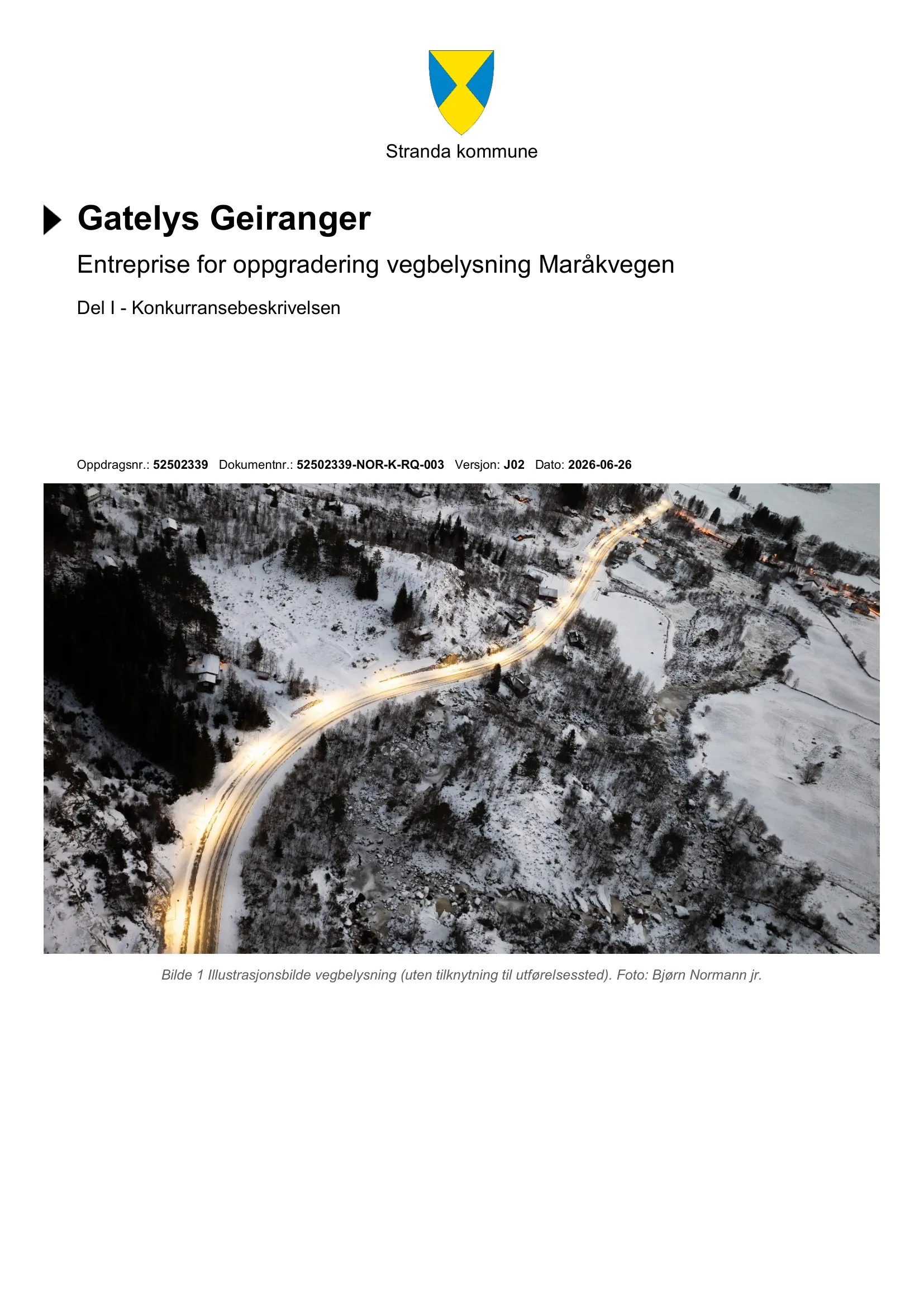 Konkurransebeskrivelse