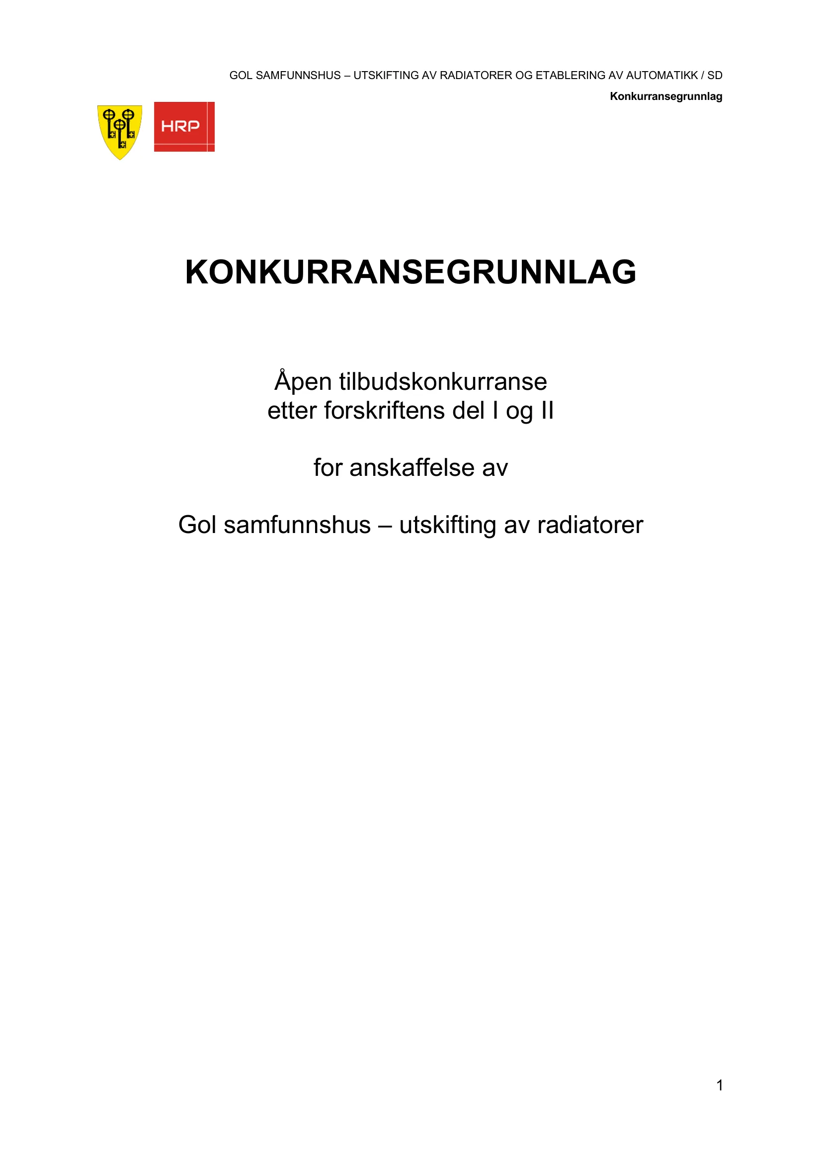 Konkurransebeskrivelse