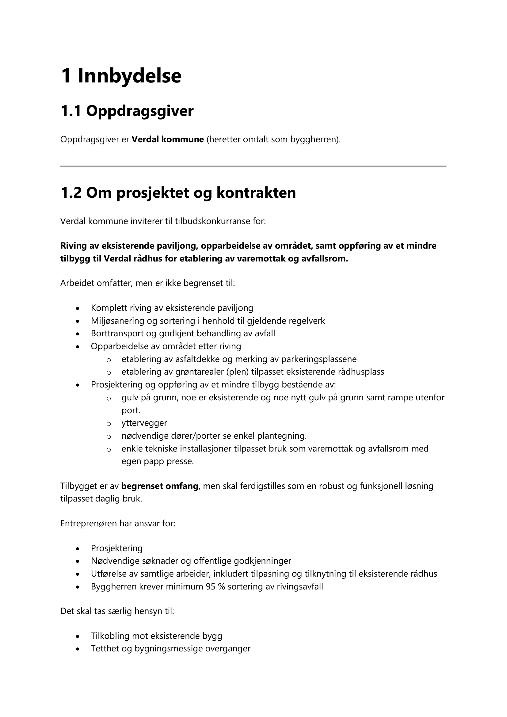 Konkurransebeskrivelse