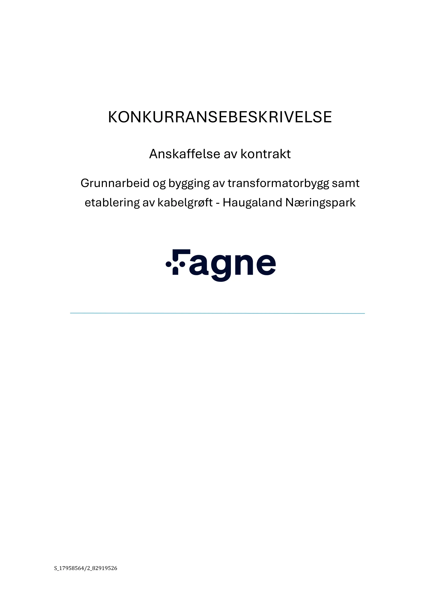 Konkurransebeskrivelse