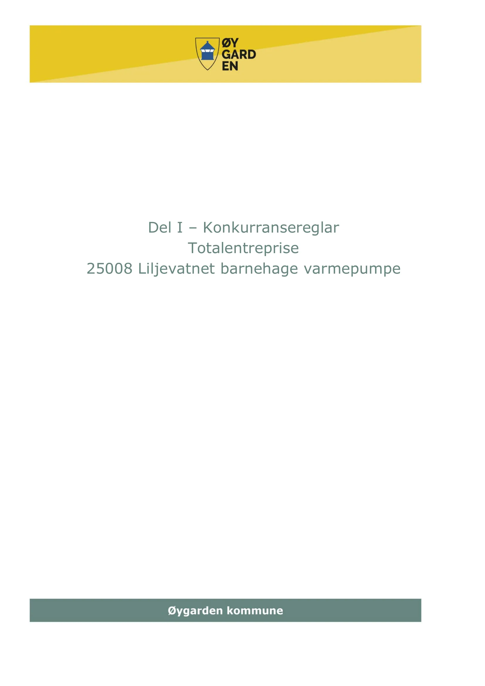 Konkurransebeskrivelse